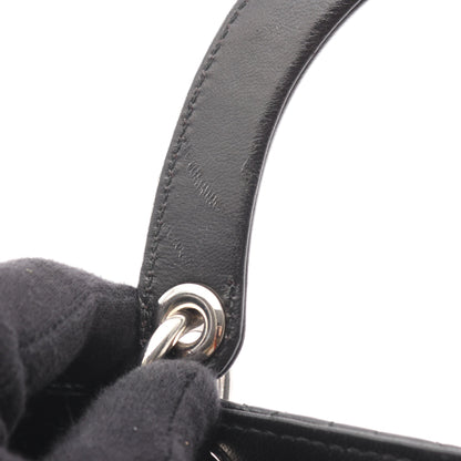 LADY DIOR レディディオール カナージュ ハンドバッグ レザー ブラック 2WAY クリスチャンディオール バッグ Christian Dior