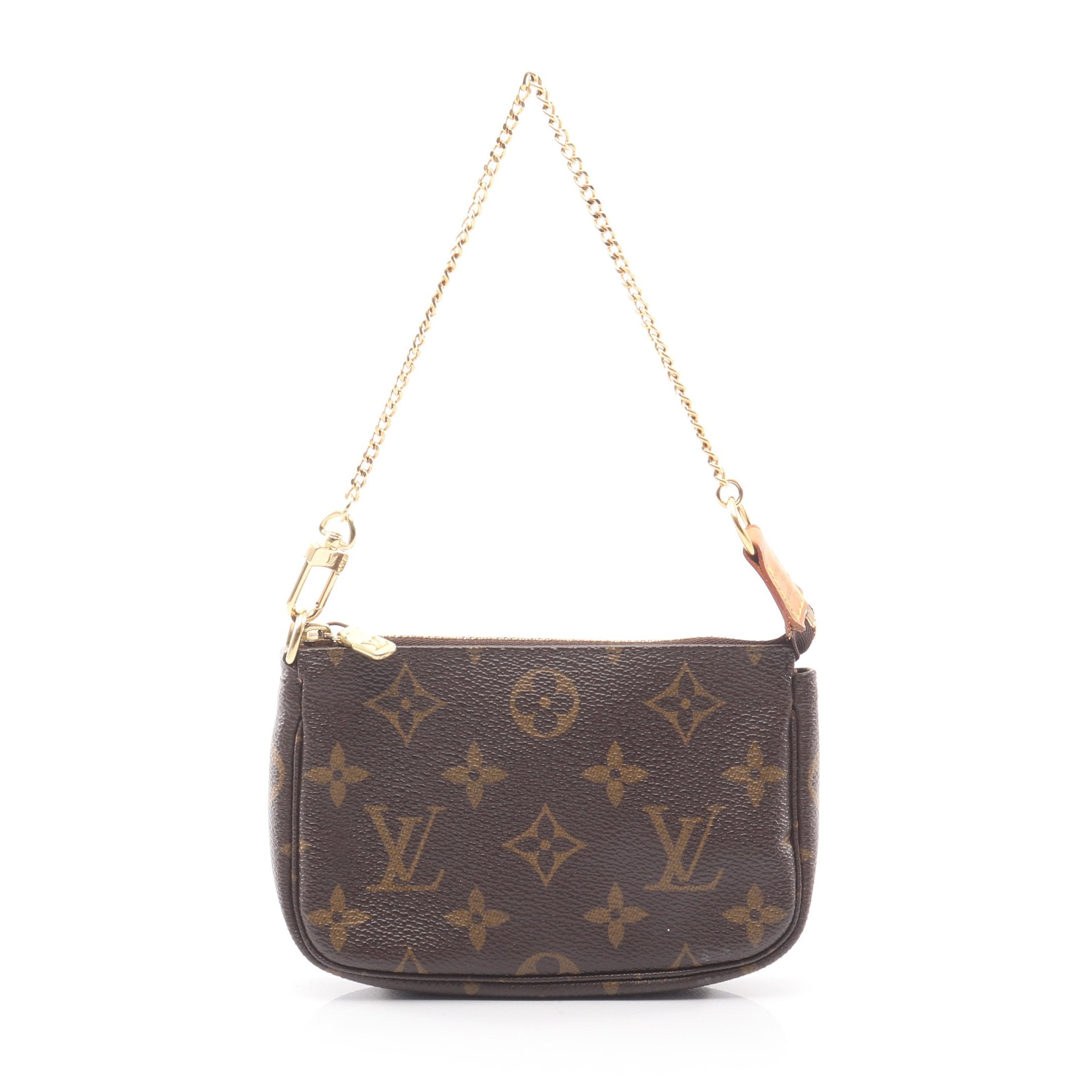 ミニ ポシェット アクセソワール モノグラム チェーンハンドバッグ PVC