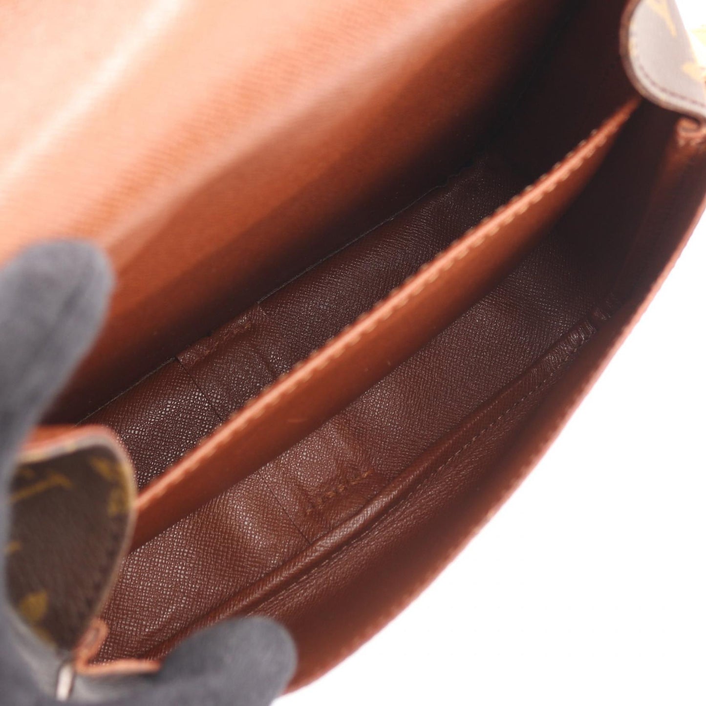 カルトシエールMM モノグラム ショルダーバッグ PVC レザー ブラウン ルイヴィトン バッグ LOUIS VUITTON
