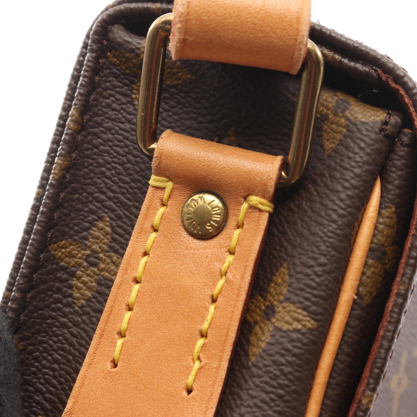 カルトシエールMM モノグラム ショルダーバッグ PVC レザー ブラウン ルイヴィトン バッグ LOUIS VUITTON