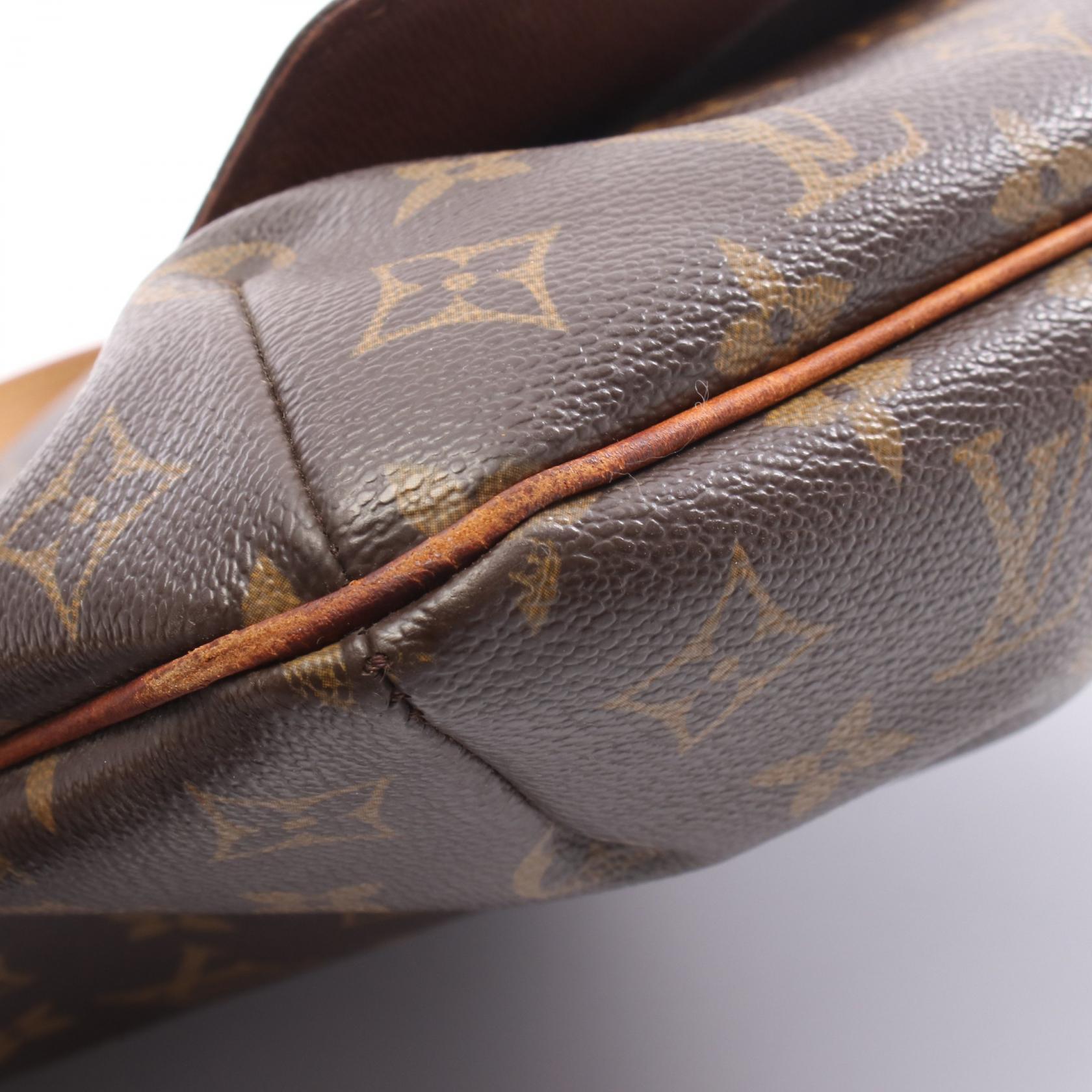 ミュゼット モノグラム ショルダーバッグ PVC レザー ブラウン ルイヴィトン バッグ LOUIS VUITTON