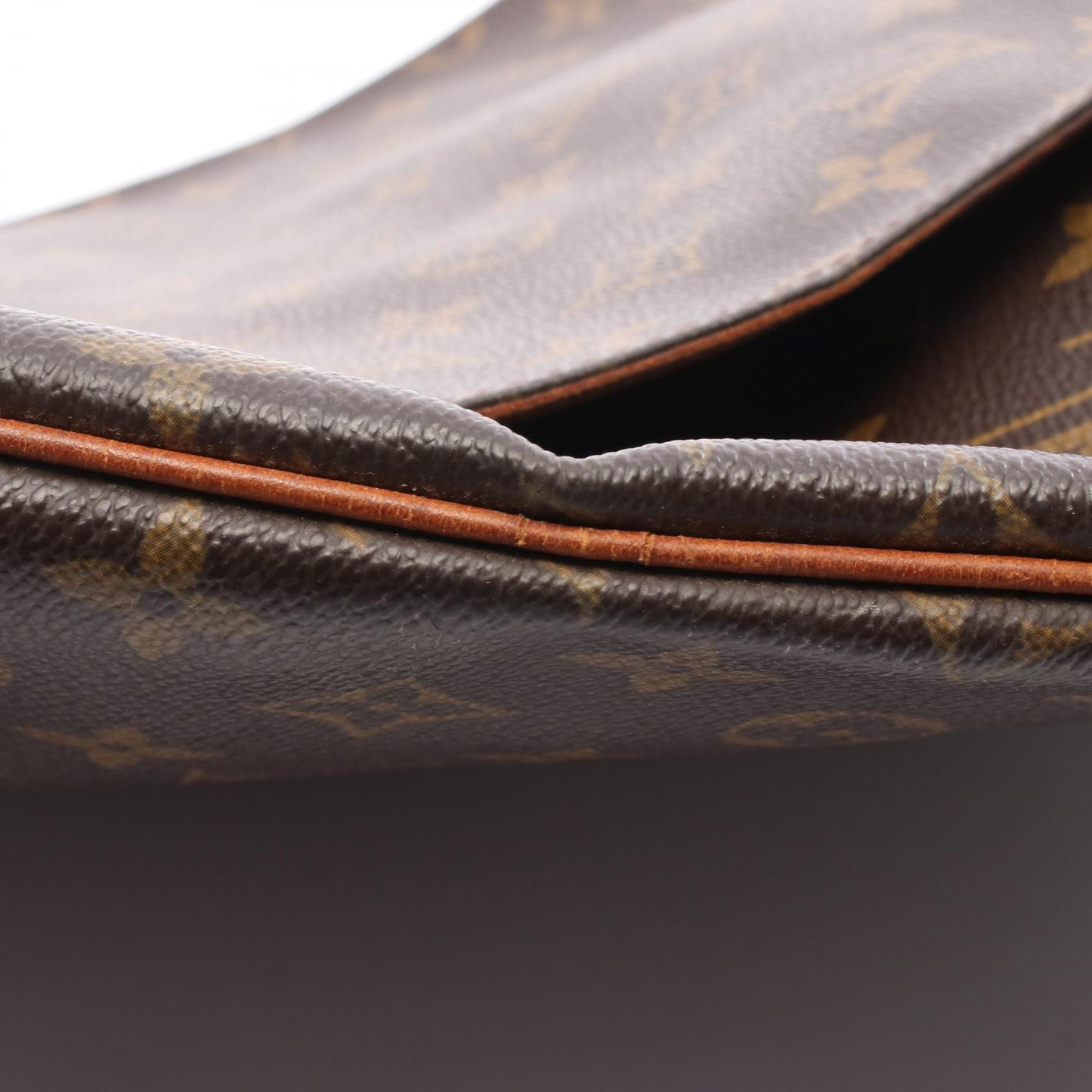 ミュゼット モノグラム ショルダーバッグ PVC レザー ブラウン ルイヴィトン バッグ LOUIS VUITTON