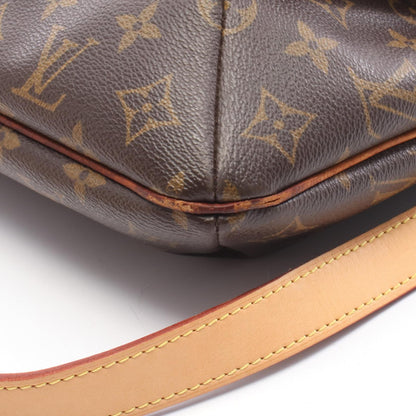 ミュゼット モノグラム ショルダーバッグ PVC レザー ブラウン ルイヴィトン バッグ LOUIS VUITTON