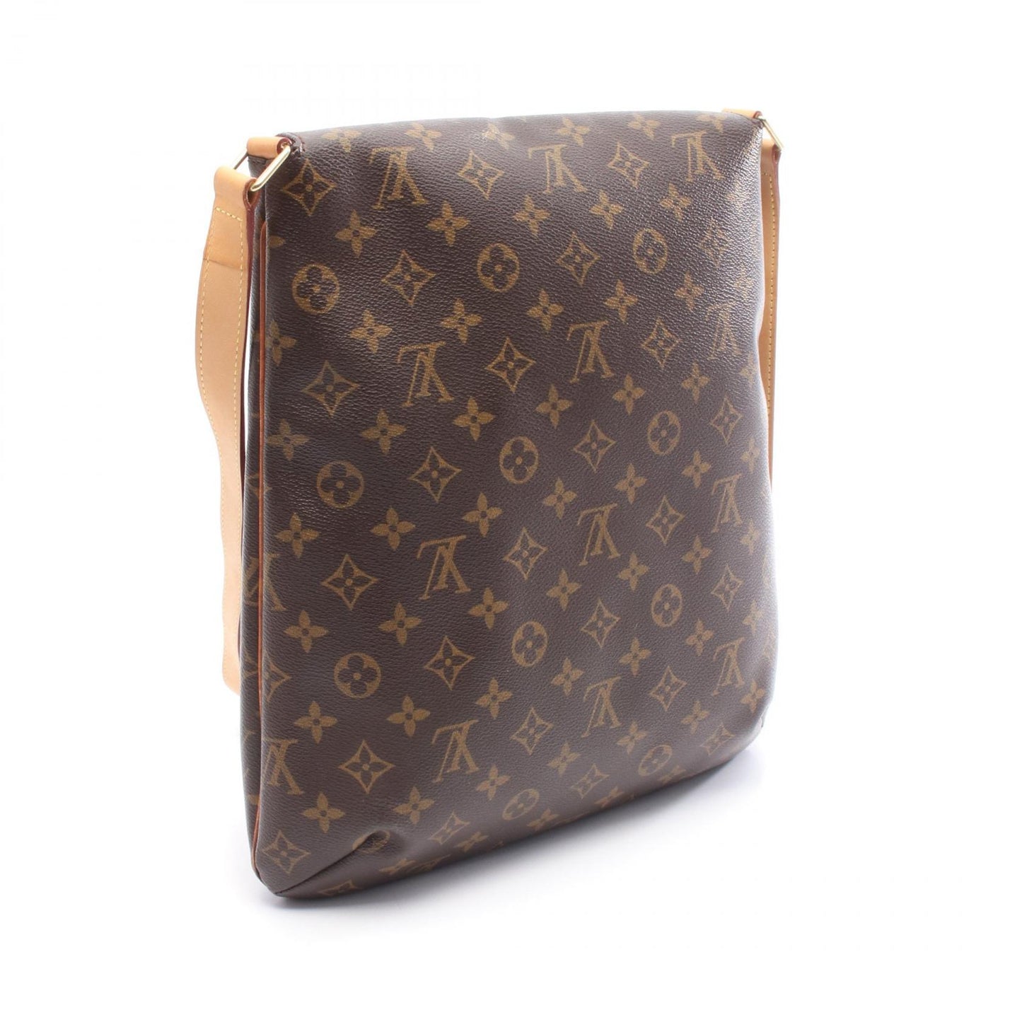 ミュゼット モノグラム ショルダーバッグ PVC レザー ブラウン ルイヴィトン バッグ LOUIS VUITTON