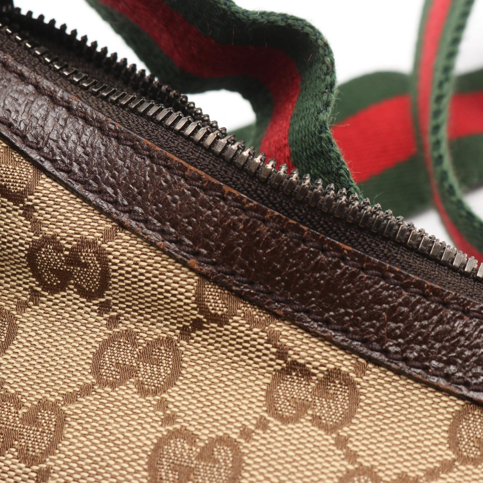 シェリーライン GGキャンバス ショルダーバッグ キャンバス レザー