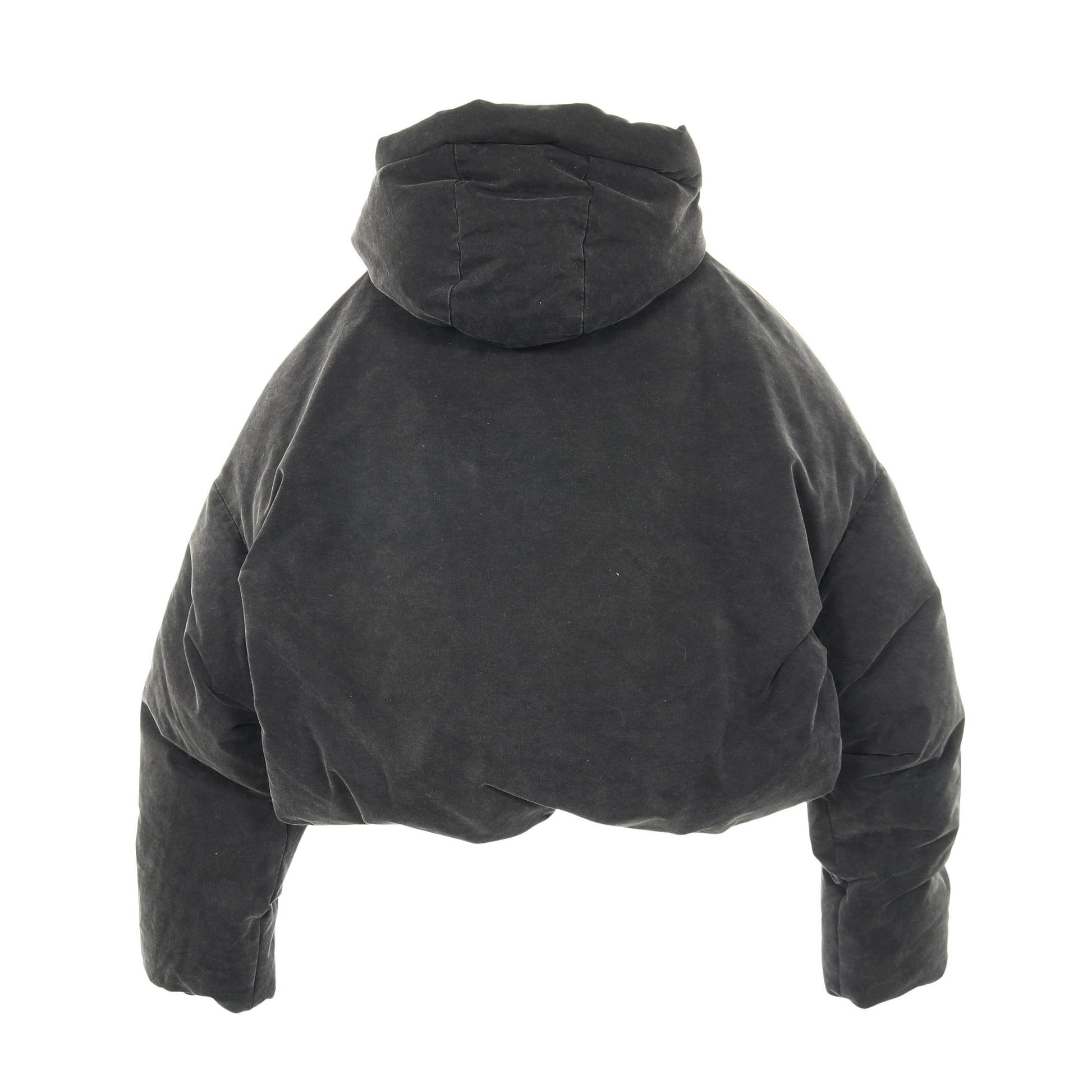 MML PUFFER ダウンジャケット コットン ブラック フード付き エンタイアスタジオ アウター ENTIRE STUDIOS