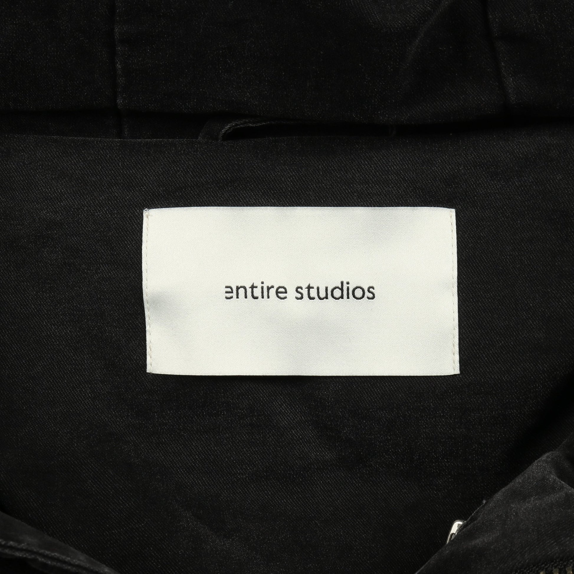 MML PUFFER ダウンジャケット コットン ブラック フード付き エンタイアスタジオ アウター ENTIRE STUDIOS