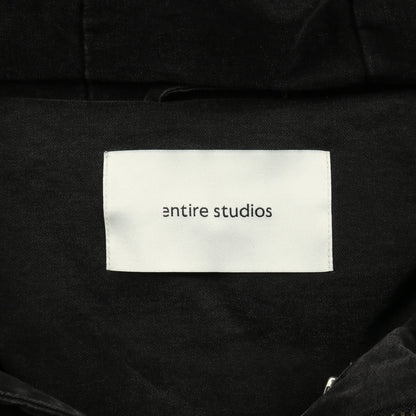 MML PUFFER ダウンジャケット コットン ブラック フード付き エンタイアスタジオ アウター ENTIRE STUDIOS