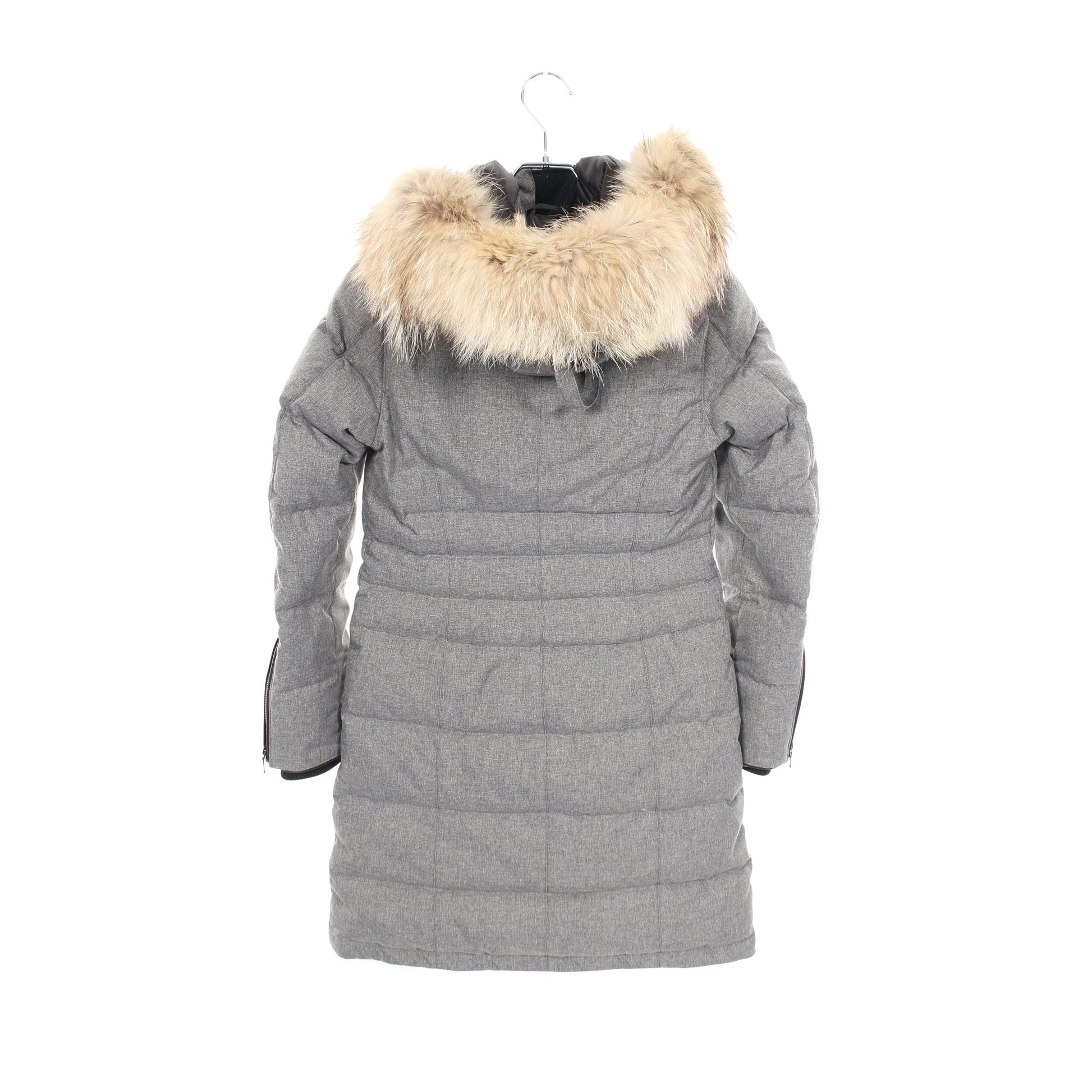 PEMBINA COAT BLACK LABEL ダウンコート グレー フード付き カナダグース アウター CANADA GOOSE