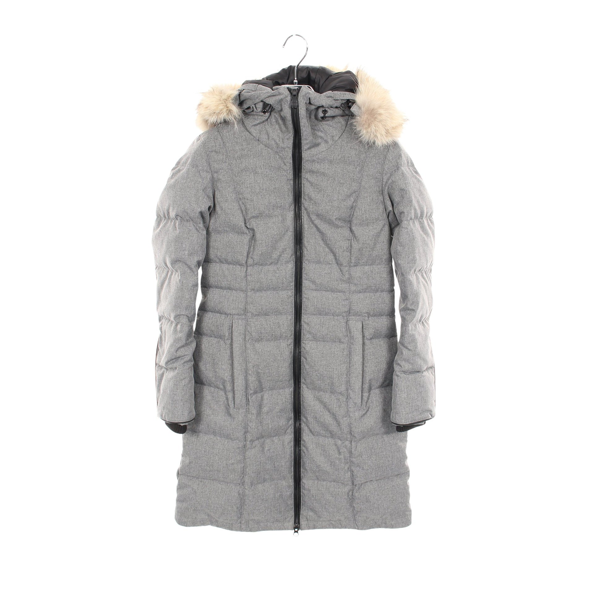 PEMBINA COAT BLACK LABEL ダウンコート グレー フード付き カナダグース アウター CANADA GOOSE