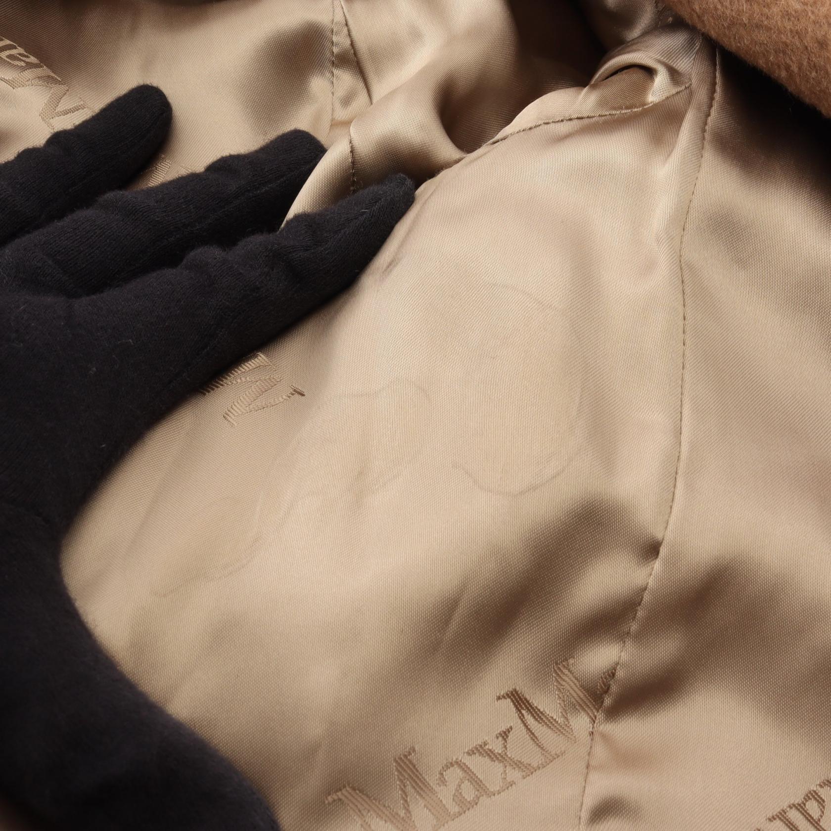 マニュエラ ガウンコート キャメル ライトブラウン マックスマーラ アウター Max Mara