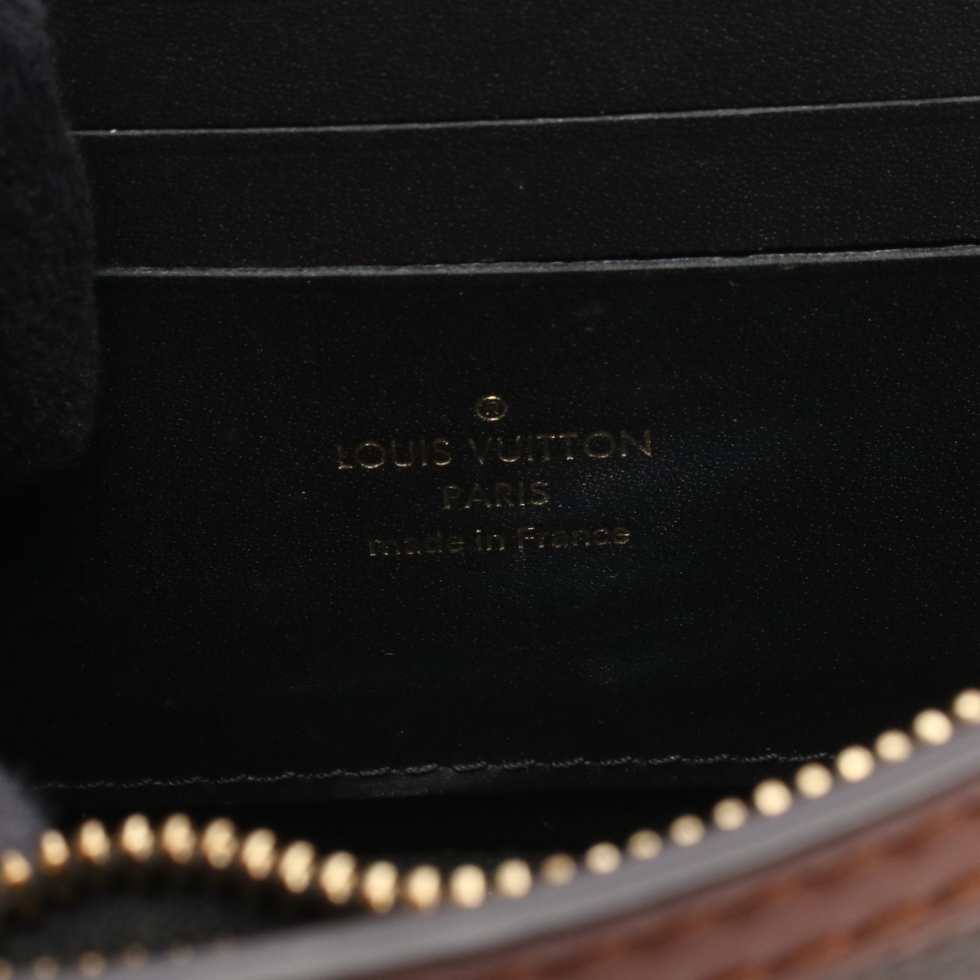 ポルトフォイユ ドーフィーヌ モノグラムリバース チェーンウォレット PVC レザー ブラウン ベージュ ルイヴィトン バッグ LOUIS VUITTON
