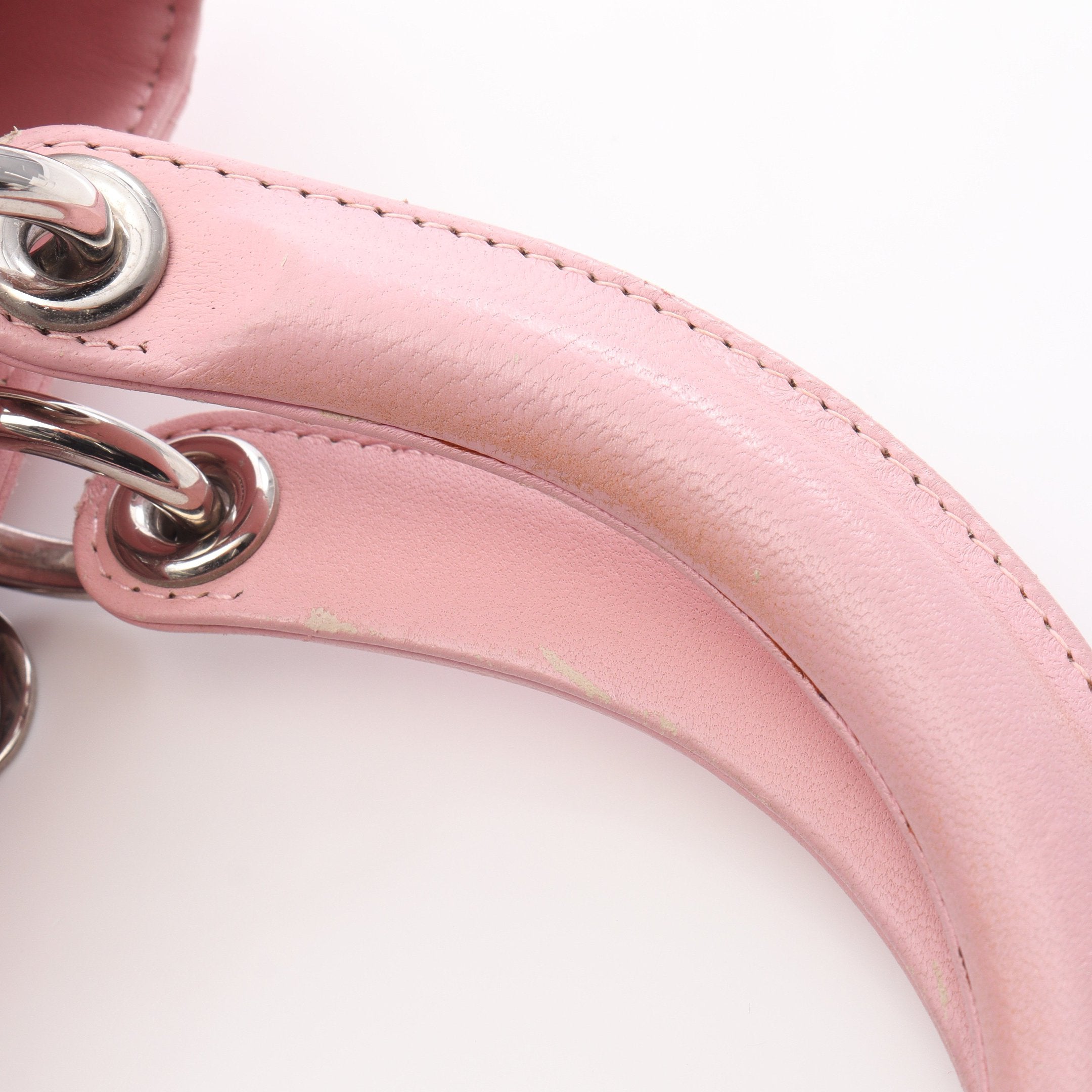 Christian Dior レディディオール ショルダー ストラップ ピンク