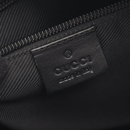 GGキャンバス ショルダーバッグ キャンバス レザー ブラック グッチ バッグ GUCCI