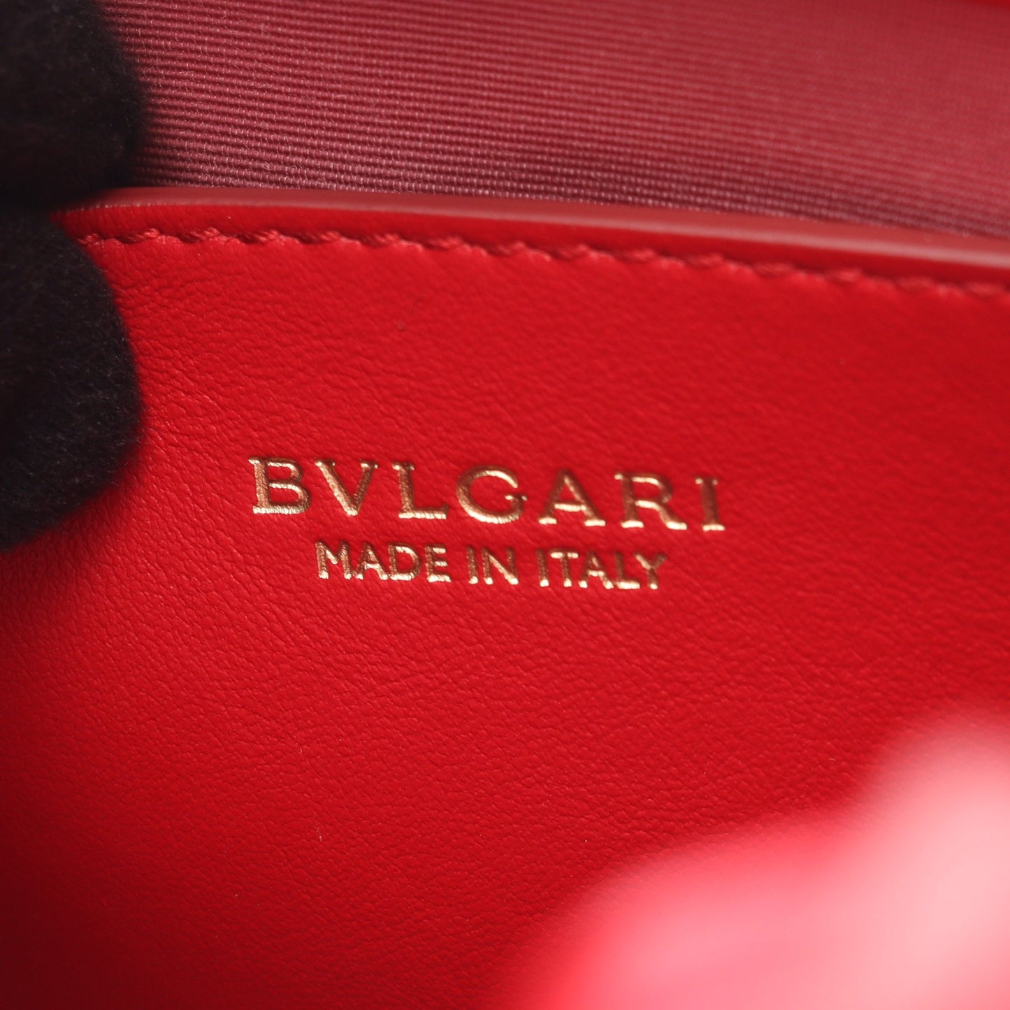 ハンドバッグ レザー レッド 2WAY ブルガリ バッグ BVLGARI