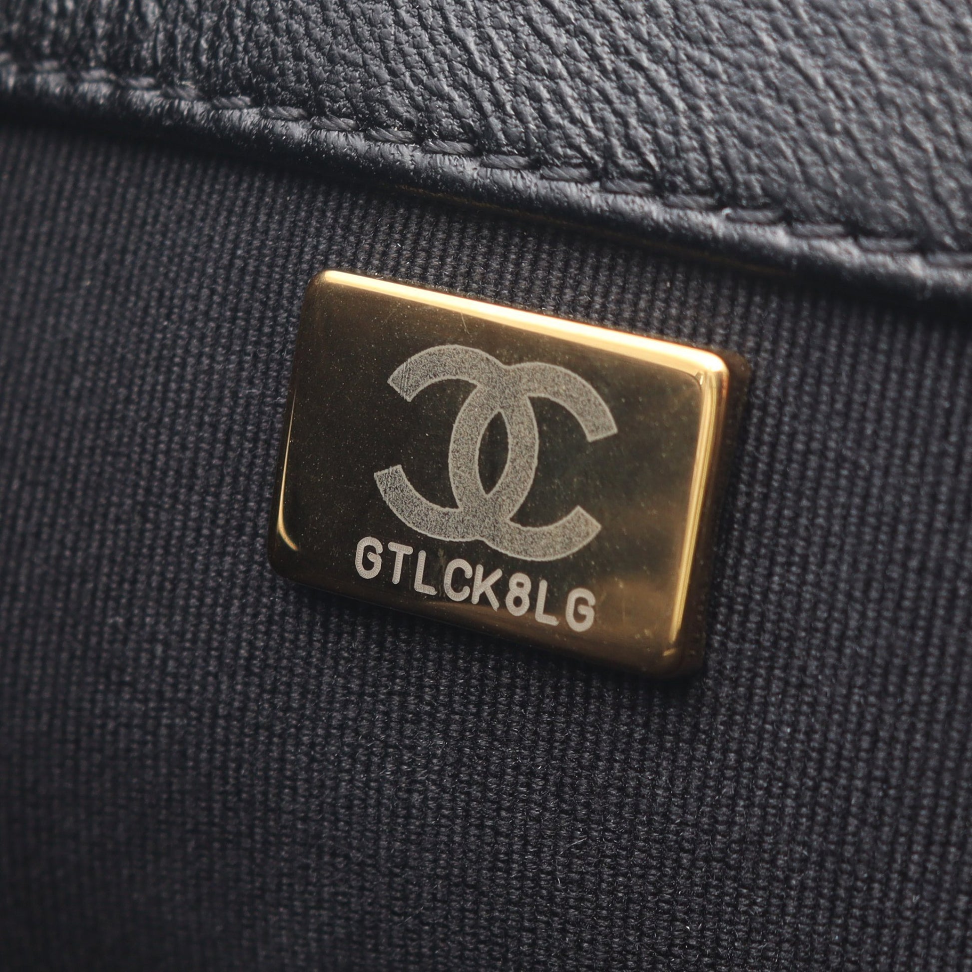 マトラッセ チェーンショルダーバッグ ラムスキン ブラック ゴールド金具 シャネル バッグ CHANEL