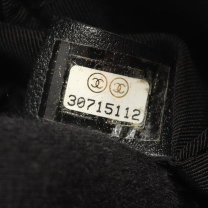 マトラッセ チェーンショルダーバッグ ラムスキン ブラック ゴールド金具 シャネル バッグ CHANEL
