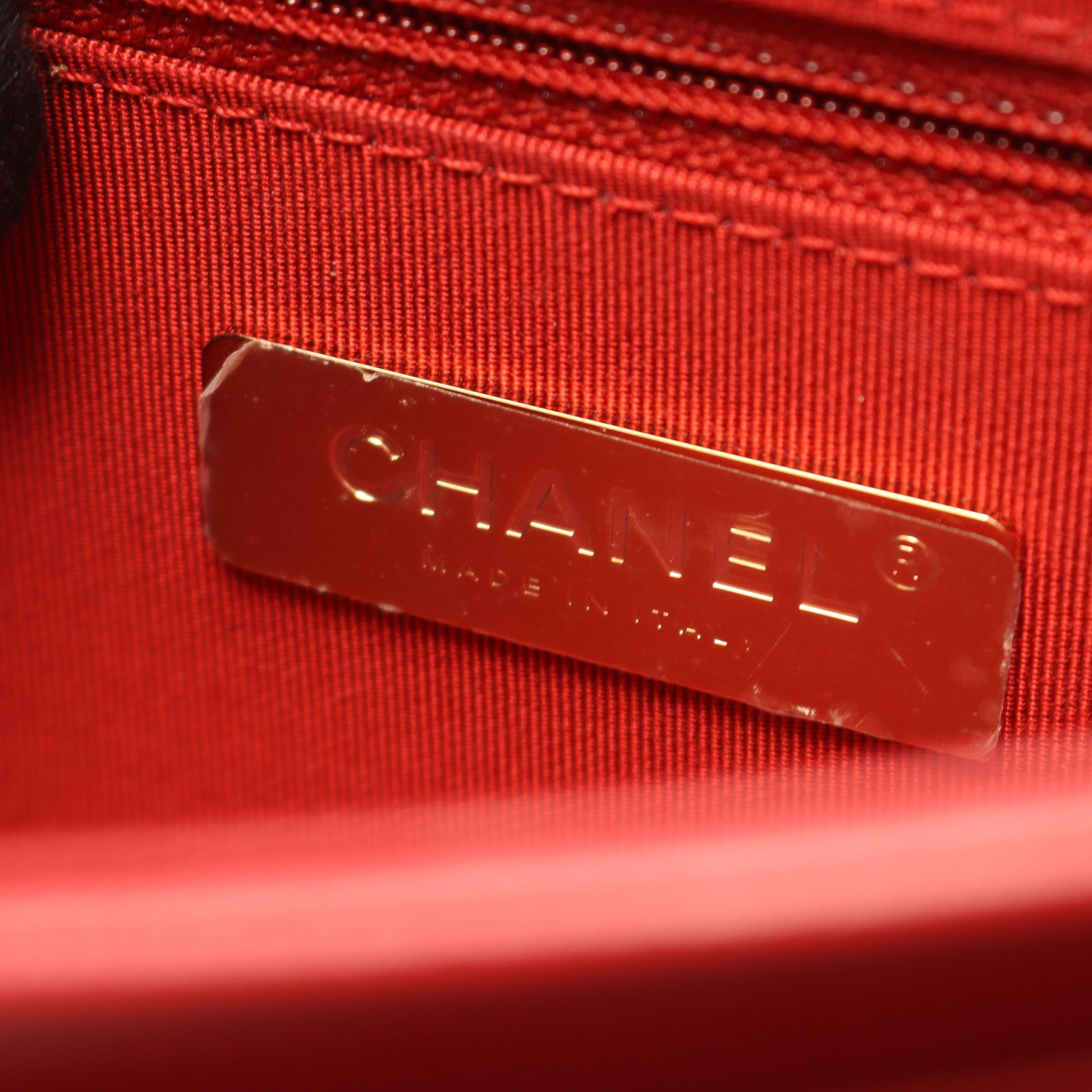 マトラッセ スモールフラップ チェーンショルダーバッグ レザー レッド ゴールド金具 2WAY シャネル バッグ CHANEL