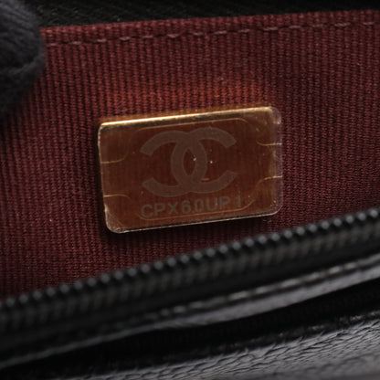 マトラッセ チェーンウォレット キャビアスキン ブラック ゴールド金具 シャネル バッグ CHANEL