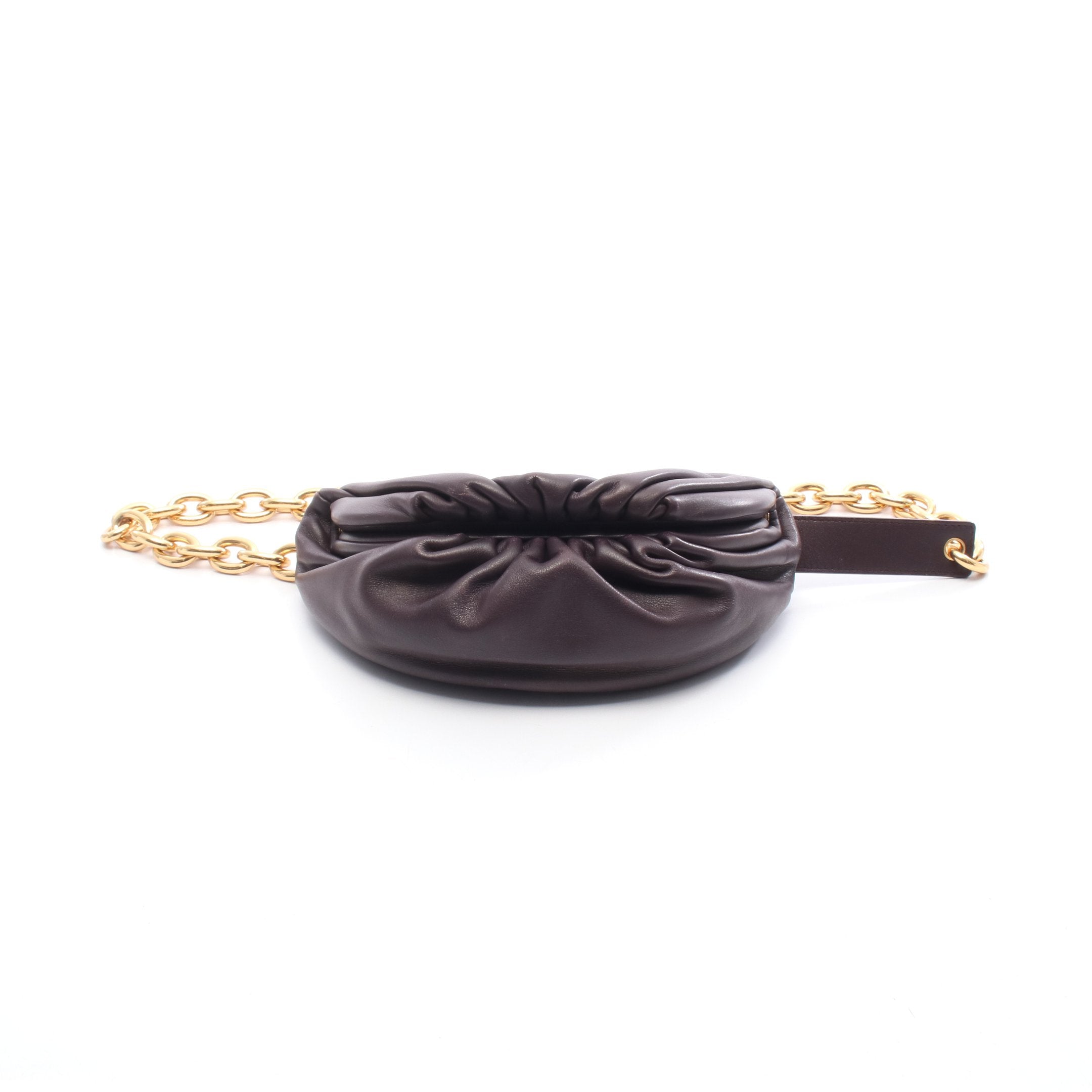 ザ チェーンポーチ ボディバッグ レザー ボルドー ボッテガヴェネタ