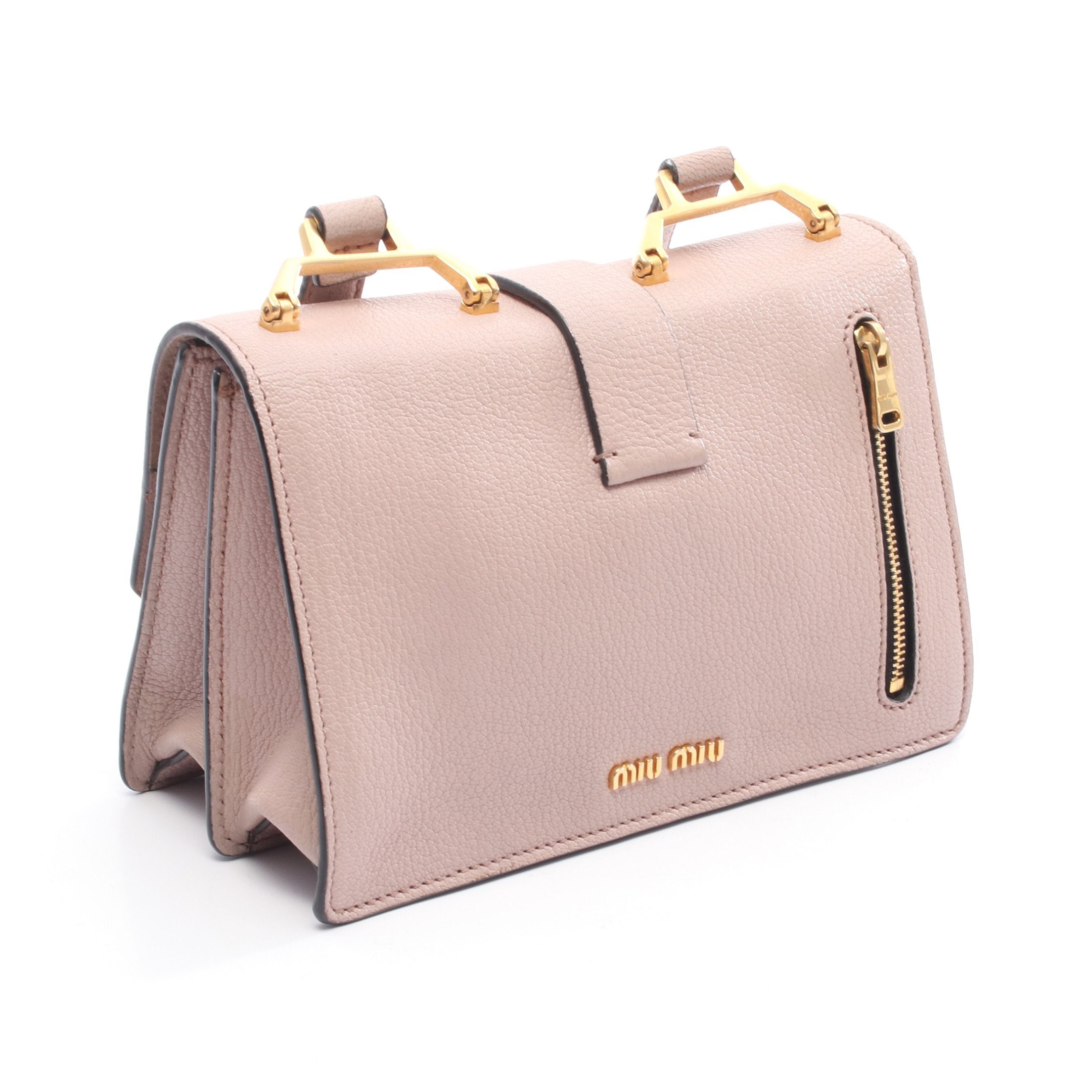 MADRAS マドラス ショルダーバッグ レザー ダスティピンク ミュウ