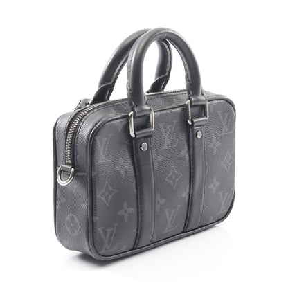 ナノ PDV モノグラムエクリプス ハンドバッグ PVC レザー ブラック 2WAY ルイヴィトン バッグ LOUIS VUITTON