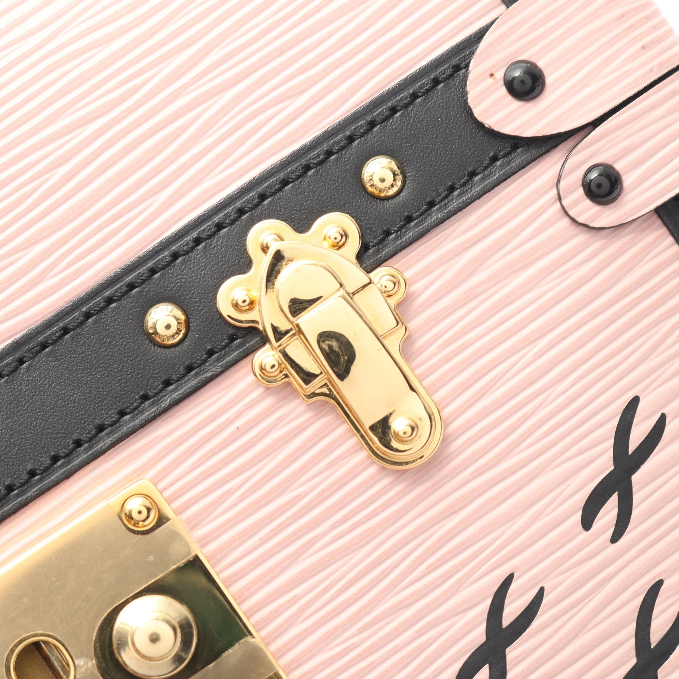 トランククラッチ エピ ローズバレエリーヌ ショルダーバッグ レザー