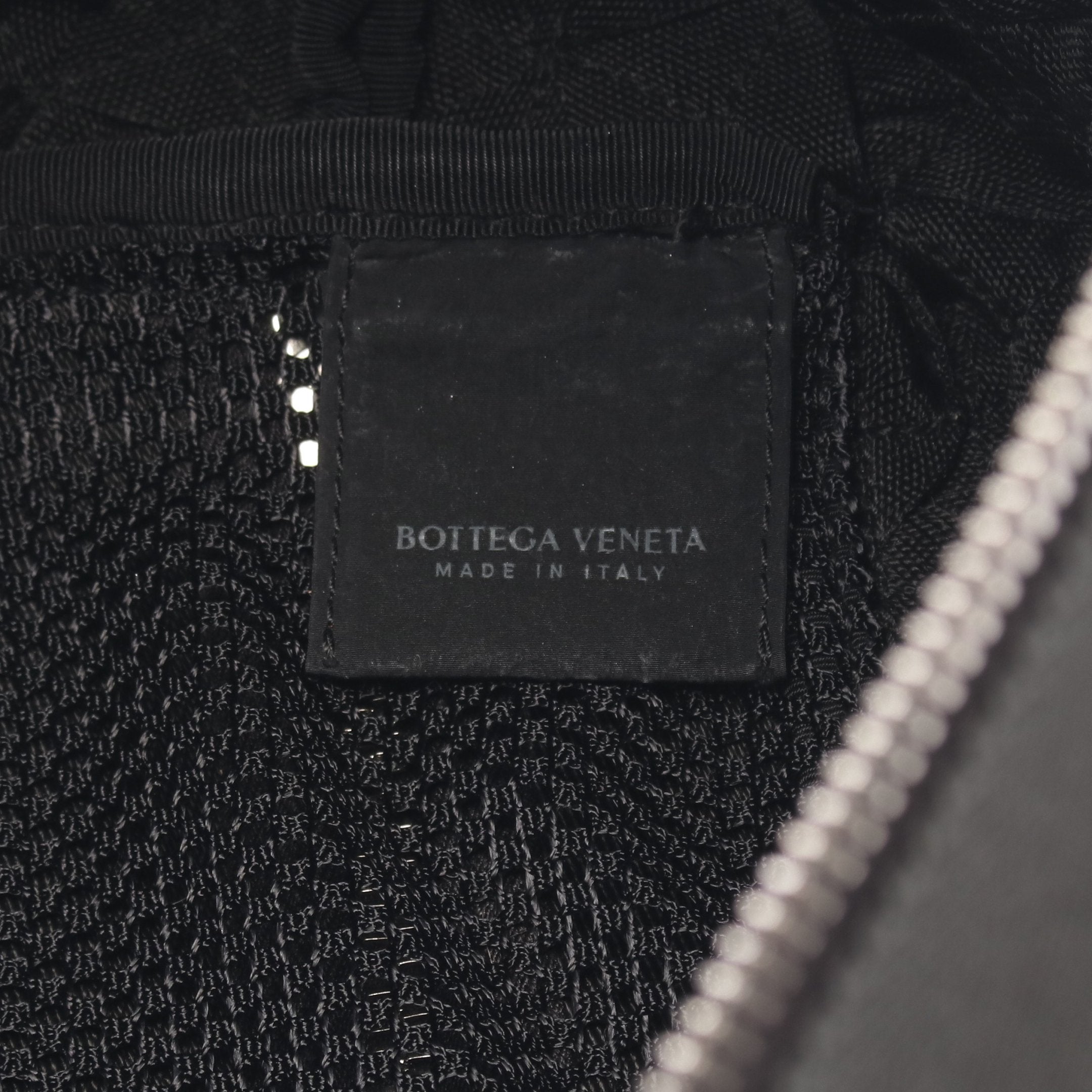 ボッテガヴェネタ BOTTEGA VENETA イントレチャート ウェビング ショルダーバッグ バッグ ナイロンキャンバス レディース ブラック系 【中古】 BOTTEGA VENETA - ボッテガヴェネタ BOTTEGA VENETA イントレチャート