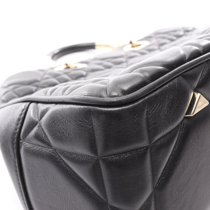 レディ 95.22 カナージュ ラージ ハンドバッグ レザー ブラック 2WAY クリスチャンディオール バッグ Christian Dior