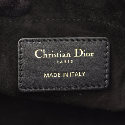 レディ 95.22 カナージュ ラージ ハンドバッグ レザー ブラック 2WAY クリスチャンディオール バッグ Christian Dior