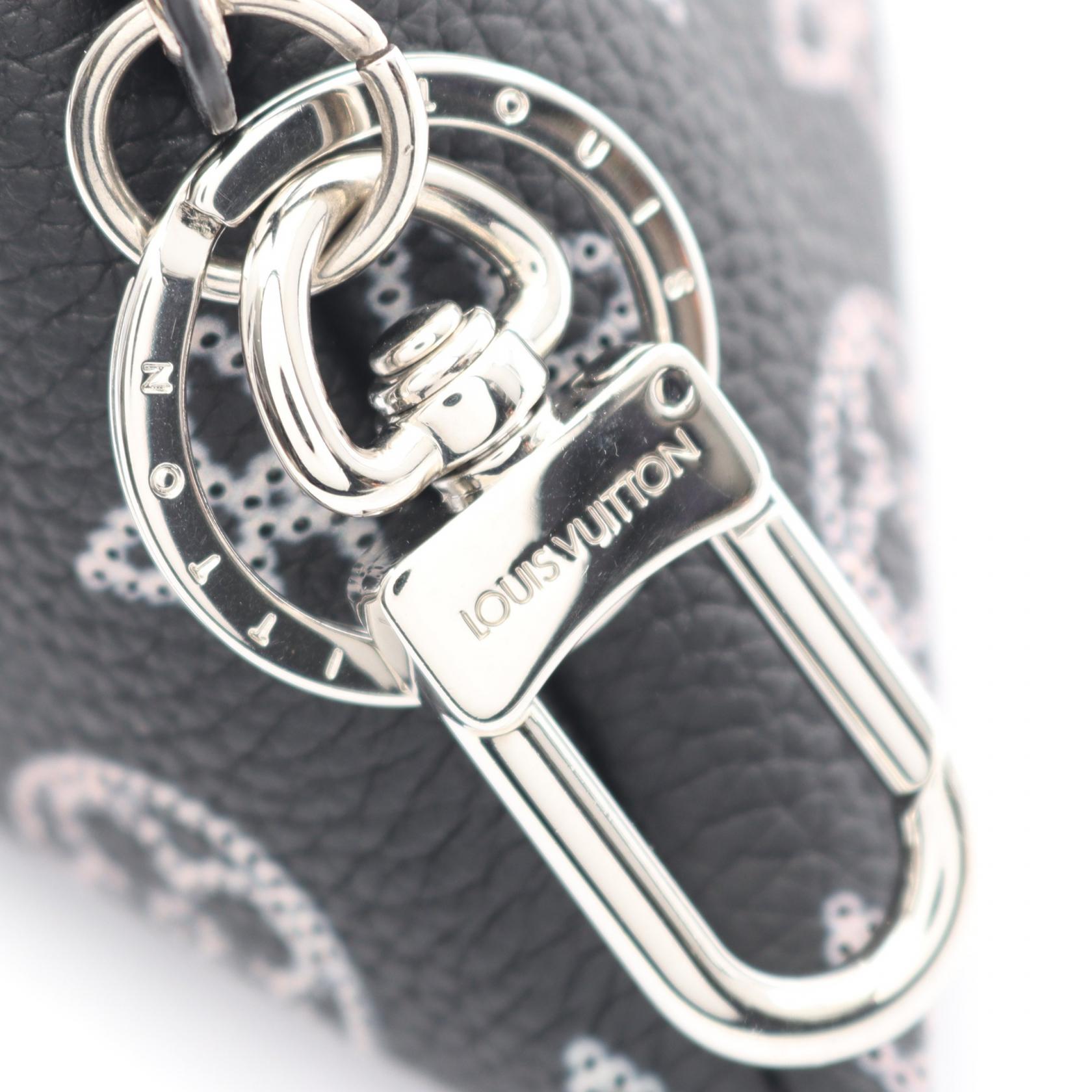 ベルランゴ ポーチ マヒナ ポーチ レザー ブラック ライトピンク ルイヴィトン 財布・小物 LOUIS VUITTON
