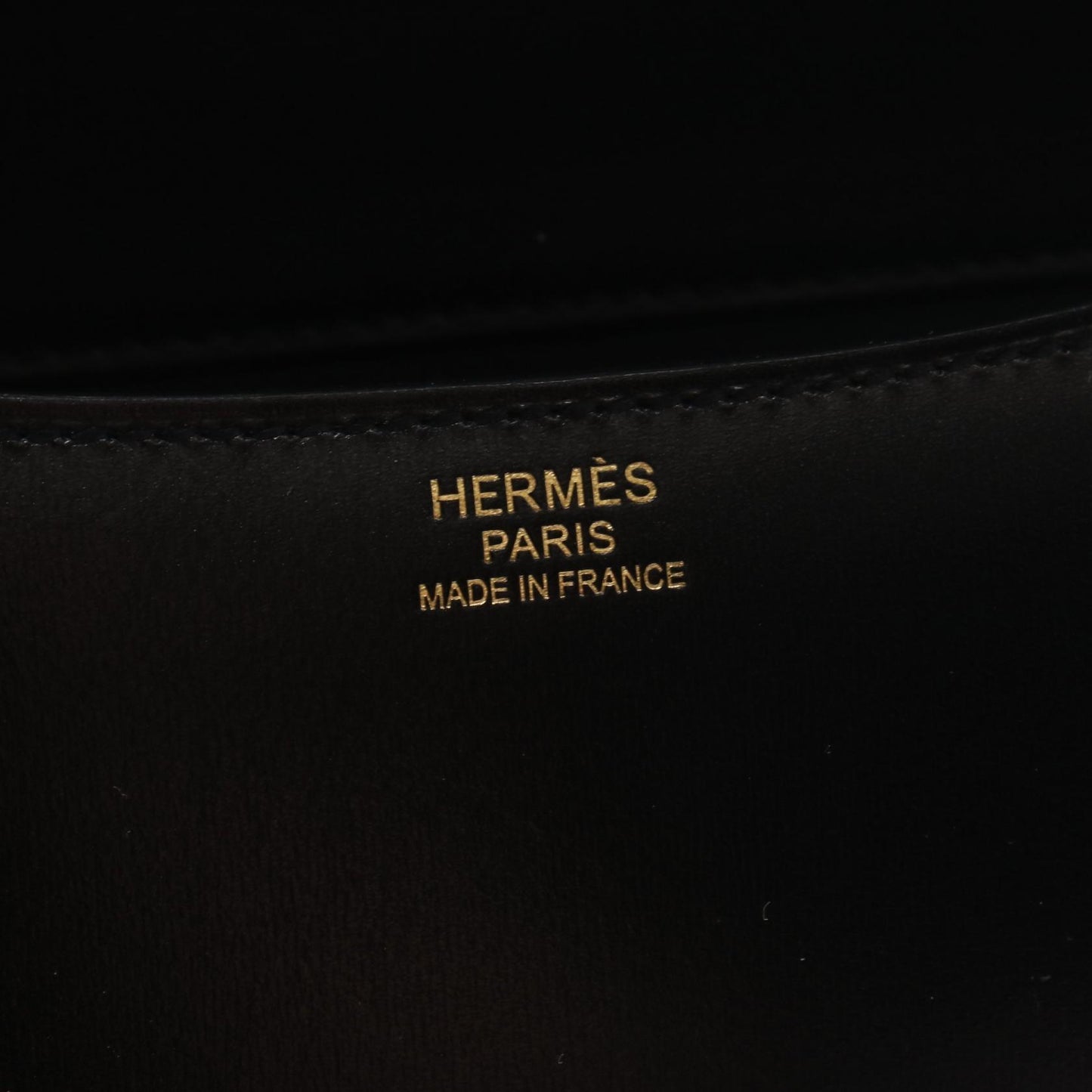 コンスタンス24 ミロワール ショルダーバッグ ボックスカーフ ブラック ゴールド金具 W刻印 エルメス バッグ HERMES