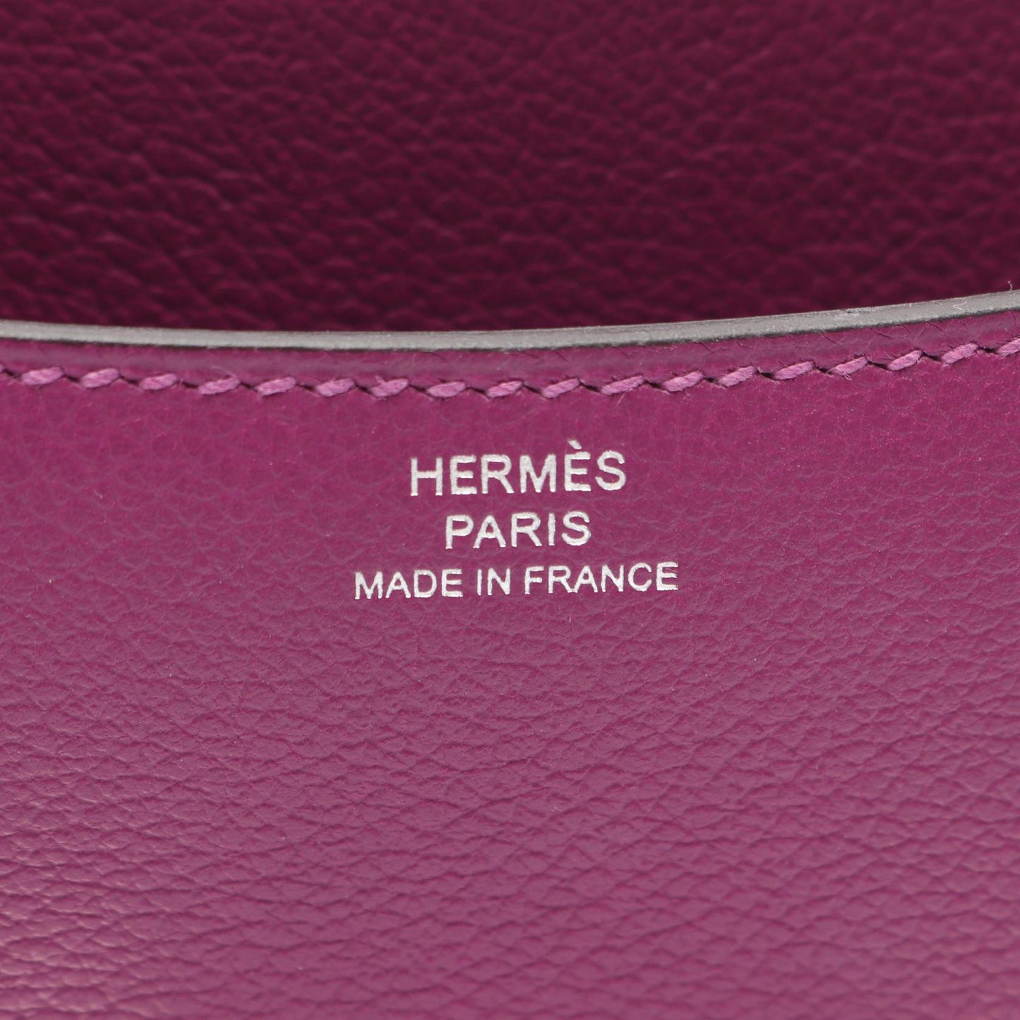 コンスタンス3 ミニ アネモネ ショルダーバッグ エバーカラー パープル シルバー金具 D刻印 エルメス バッグ HERMES