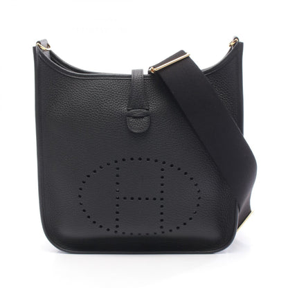 エヴリン 3 トロワ PM ショルダーバッグ トリヨンクレマンス ブラック ゴールド金具 K刻印 エルメス バッグ HERMES