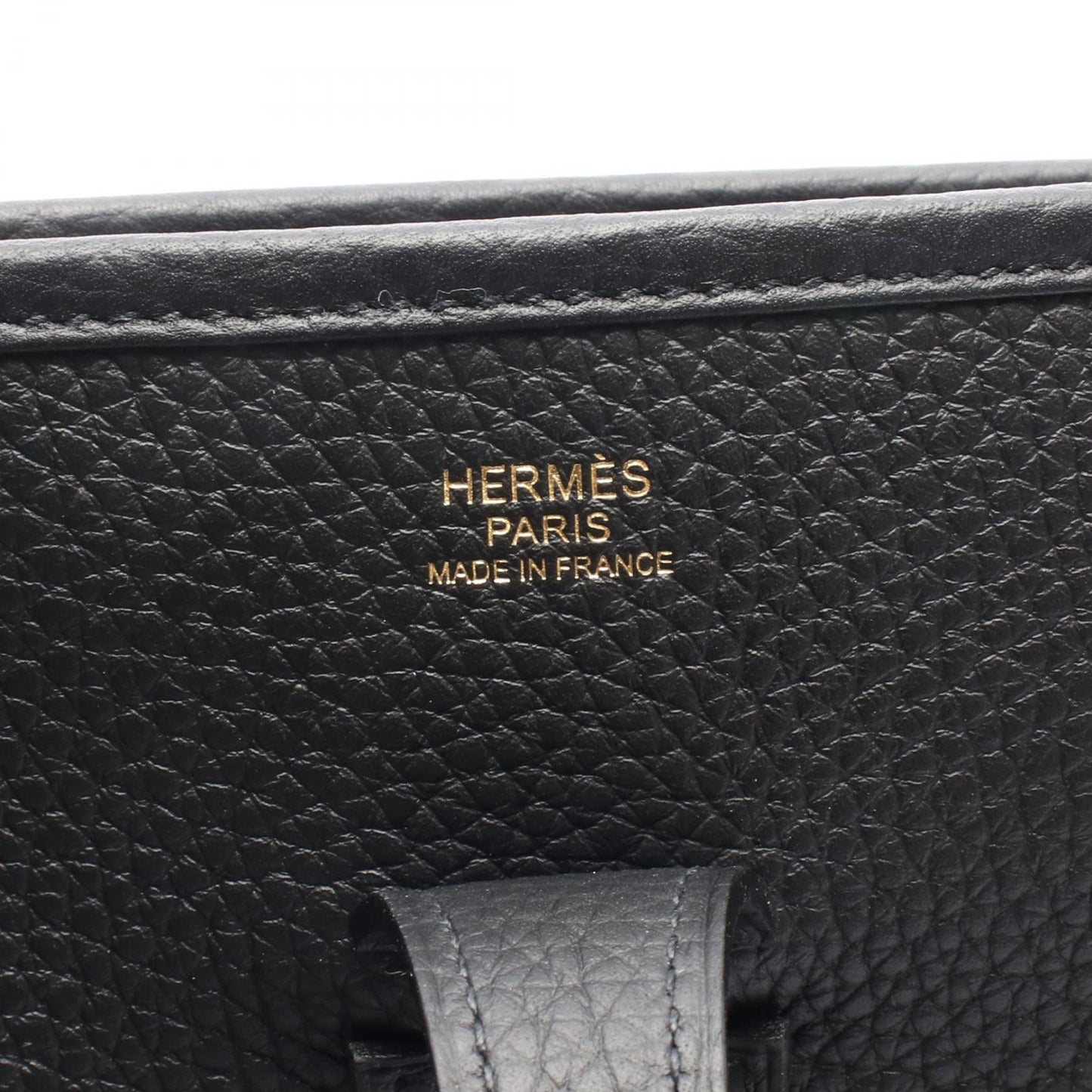 エヴリン 3 トロワ PM ショルダーバッグ トリヨンクレマンス ブラック ゴールド金具 K刻印 エルメス バッグ HERMES