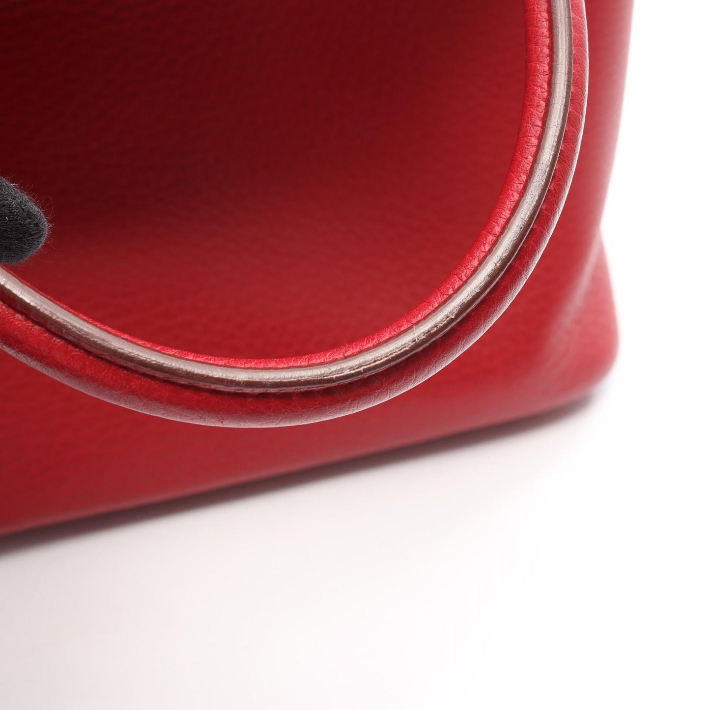 ボリード37 ルージュヴィフ ハンドバッグ フィヨルド レッド ゴールド金具 2WAY □G刻印 エルメス バッグ HERMES