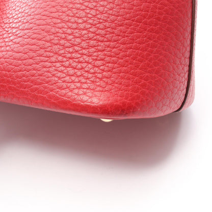 ボリード37 ルージュヴィフ ハンドバッグ フィヨルド レッド ゴールド金具 2WAY □G刻印 エルメス バッグ HERMES