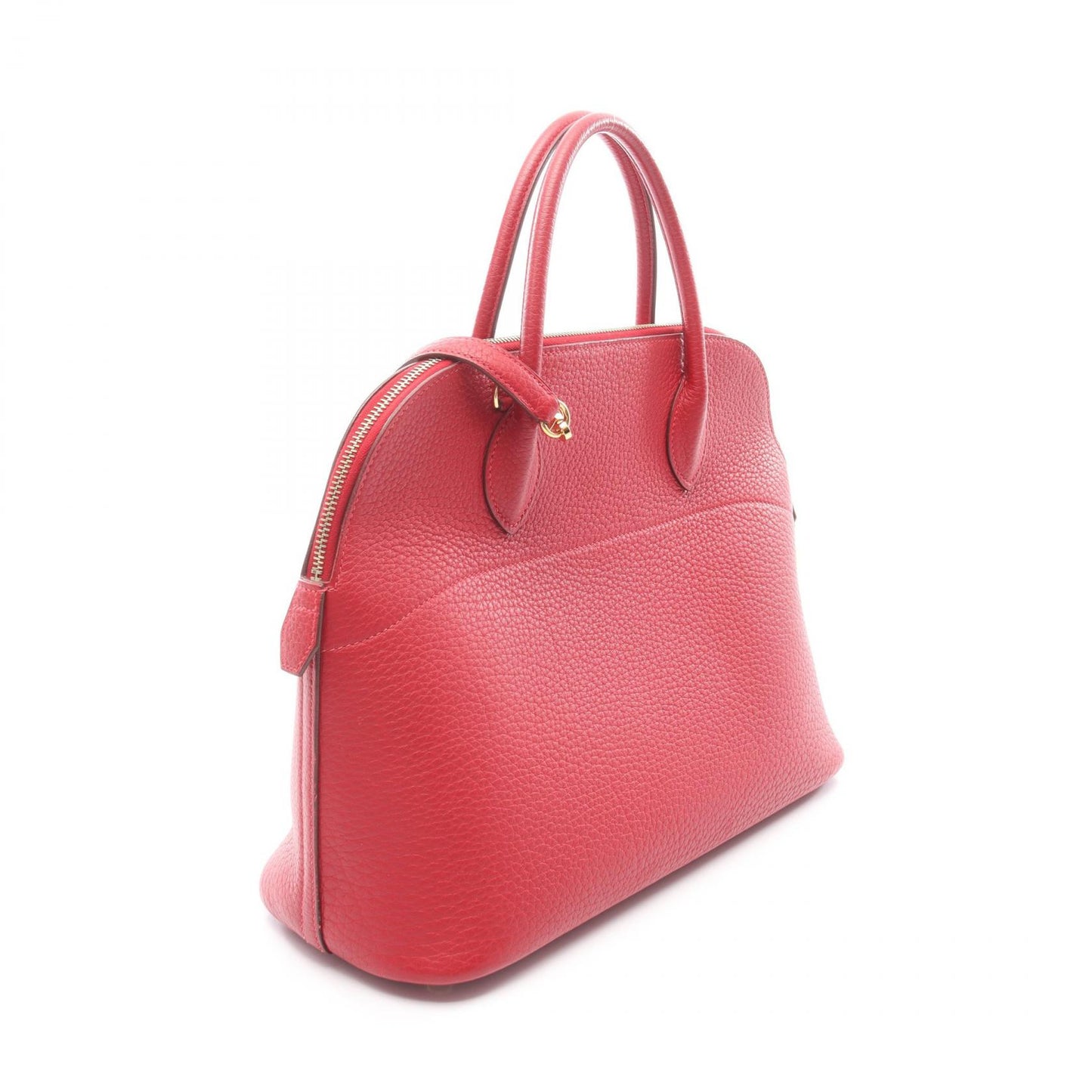 ボリード37 ルージュヴィフ ハンドバッグ フィヨルド レッド ゴールド金具 2WAY □G刻印 エルメス バッグ HERMES