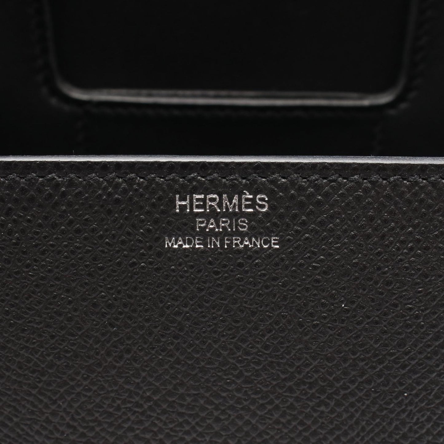 デッラ カヴァッレリア ミニ ショルダーバッグ ヴォーエプソン ブラック シルバー金具 W刻印 エルメス バッグ HERMES