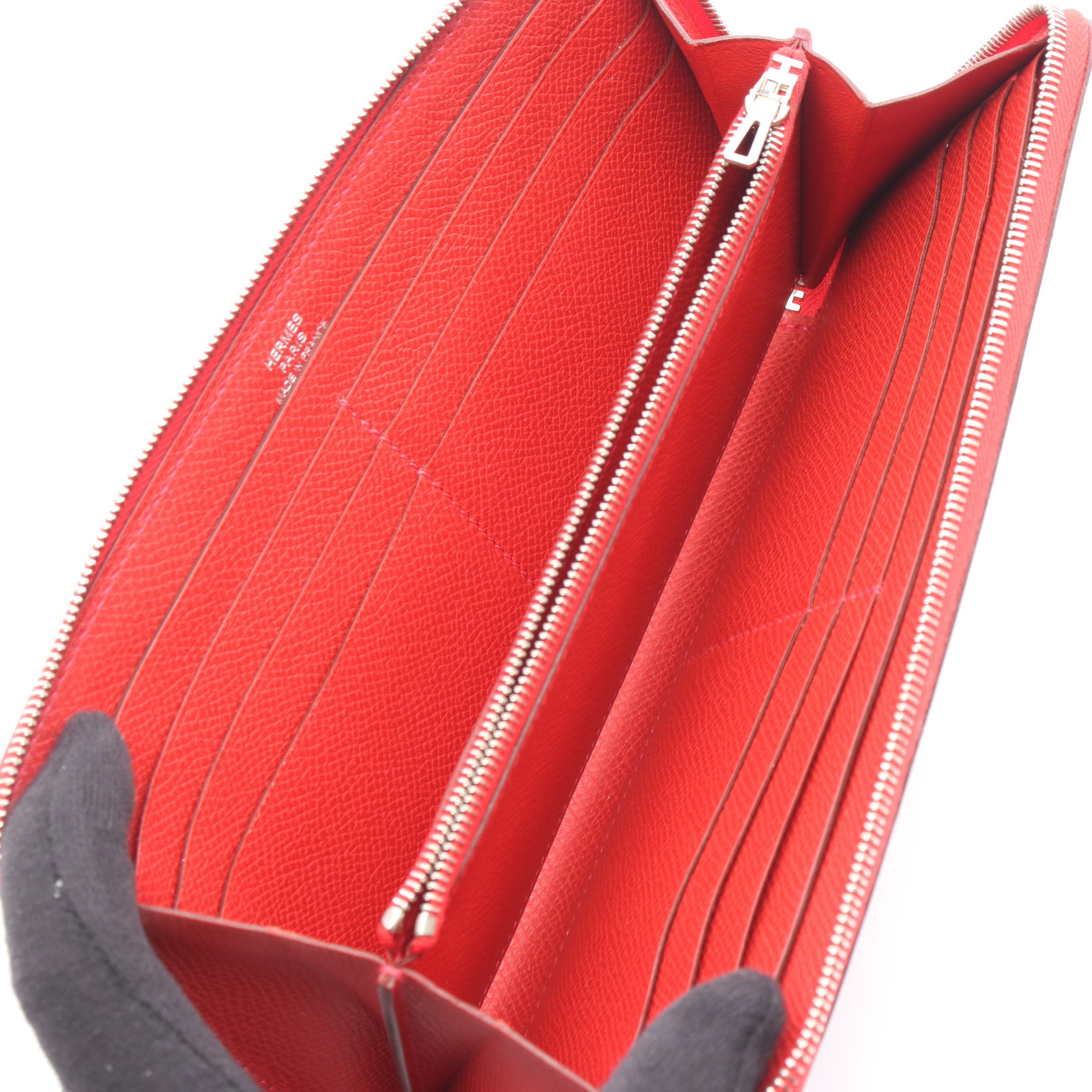 アザップロング ルージュガランス ラウンドファスナー長財布 ヴォー