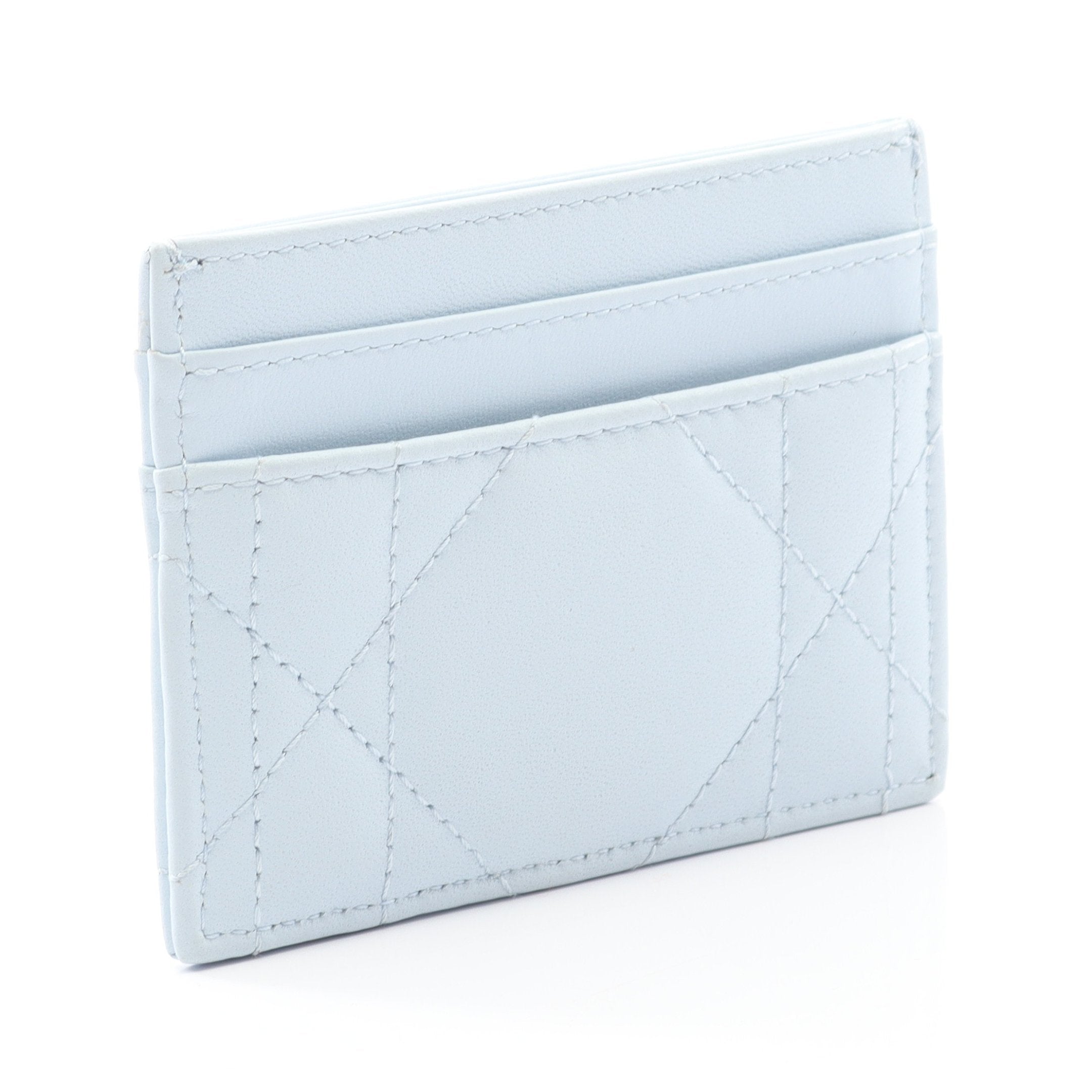 Caro Freesia クリスタル カードケース レザー ライトブルー Caro Freesia クリスタル カードケース レザー ライトブルー