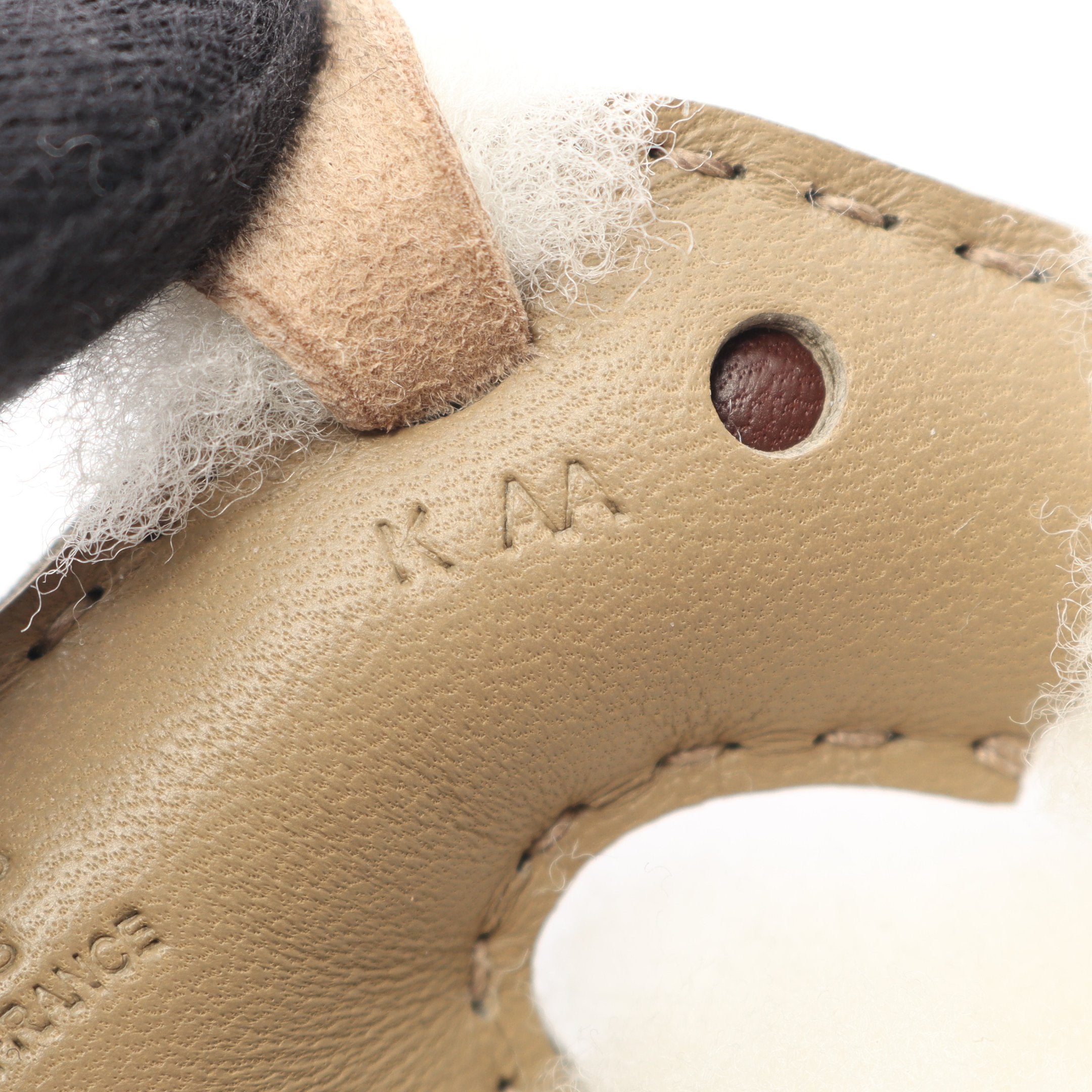 バディチャーム ベージュマルファ テール バッグチャーム アニョーミロ