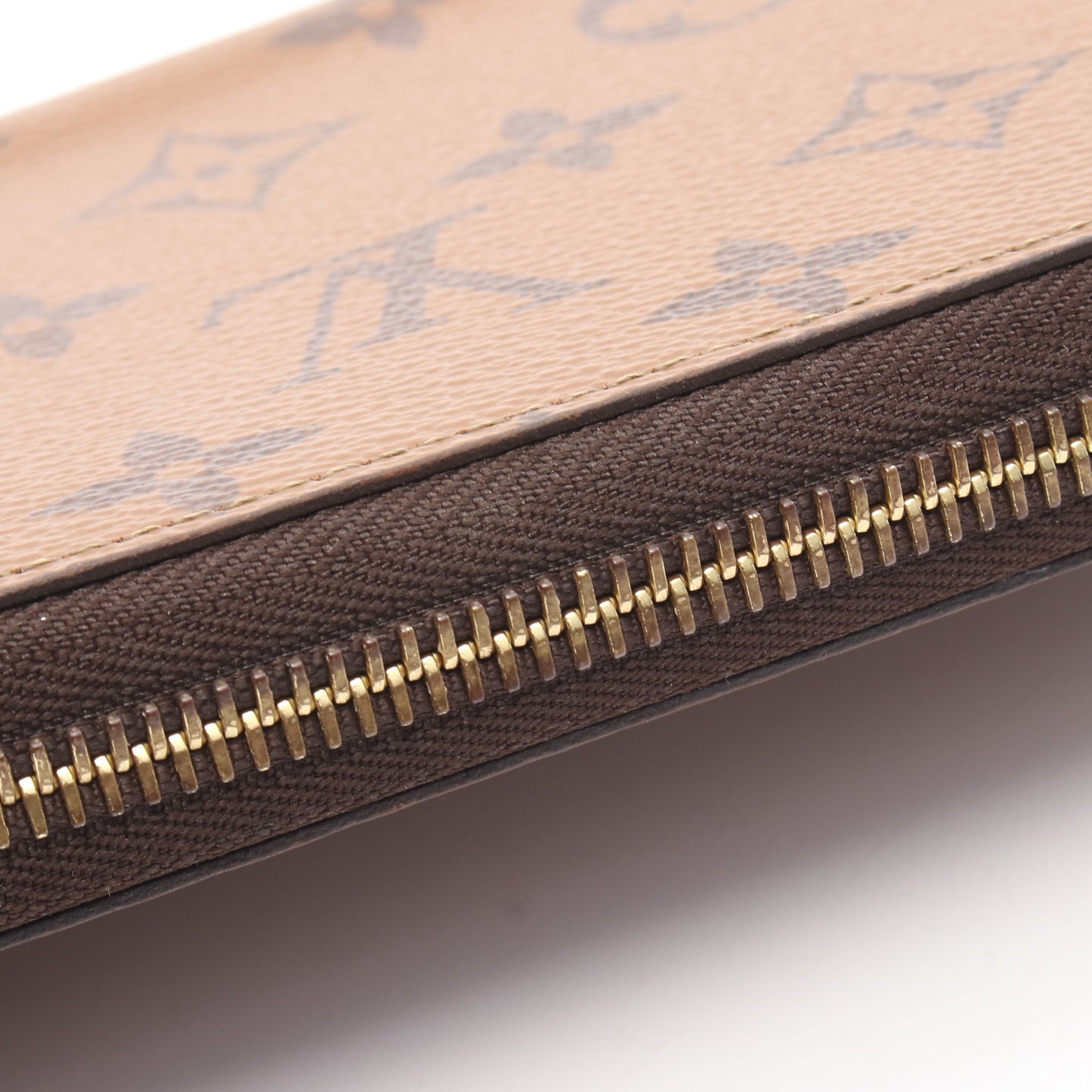 ジッピーウォレット モノグラムリバース ラウンドファスナー長財布 PVC ライトブラウン ルイヴィトン 財布・小物 LOUIS VUITTON