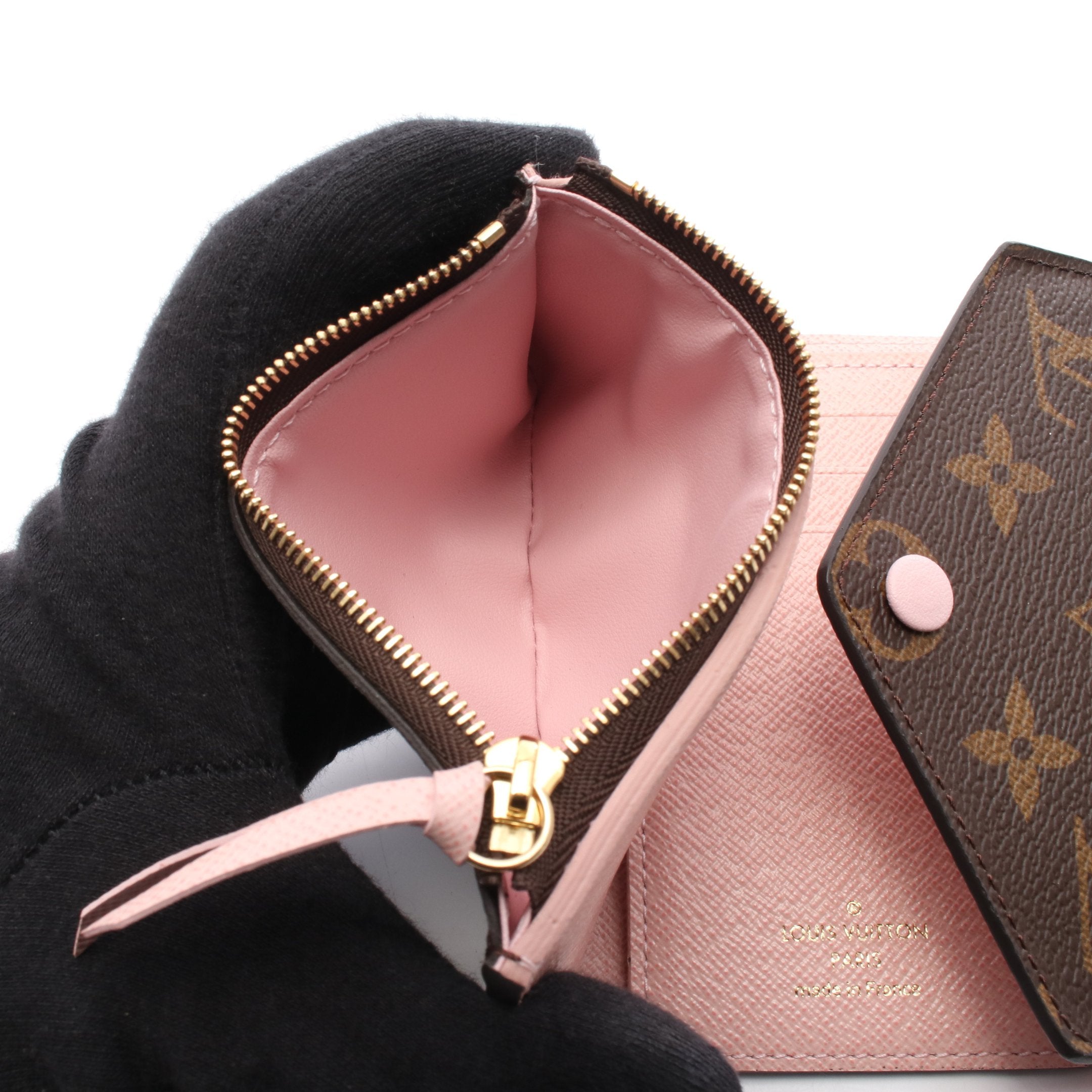 ルイヴィトン モノグラム ヴィクトリーヌ 三つ折り財布 ローズバレリーヌ　ピンク 楽天市場】ルイヴィトン LOUIS VUITTON 財布 三つ折り コンパクト