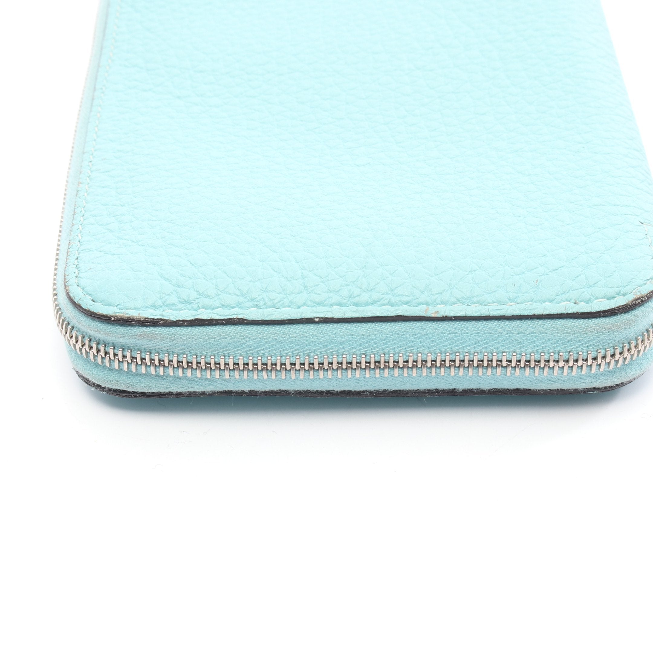 【美品】エルメス 【HERMES】 アザップロング ブルーアトール トゴ クラシック ラウンドファスナー長財布 ウォレット サイフ 066410CK Azap Classic wallet, large model【Aランク】【中古】 HERMES - 【美品】エルメス 【HERMES】 アザップロング ブルーアトール