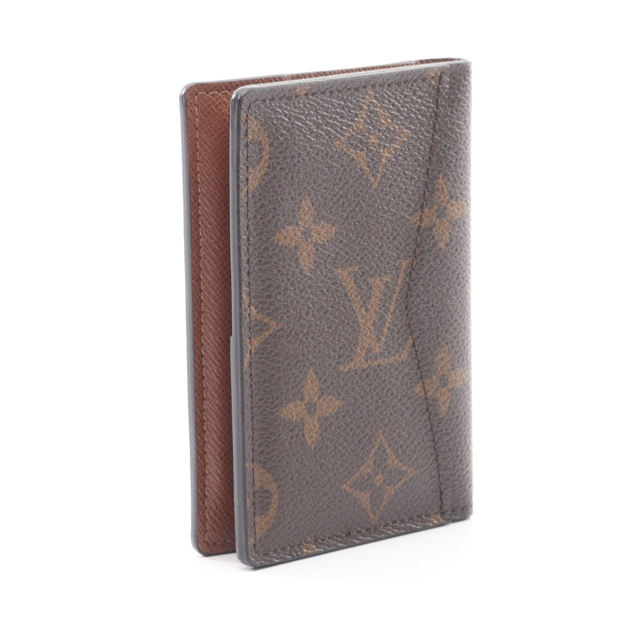 オーガナイザー ドゥ ポッシュ モノグラム カードケース PVC ブラウン