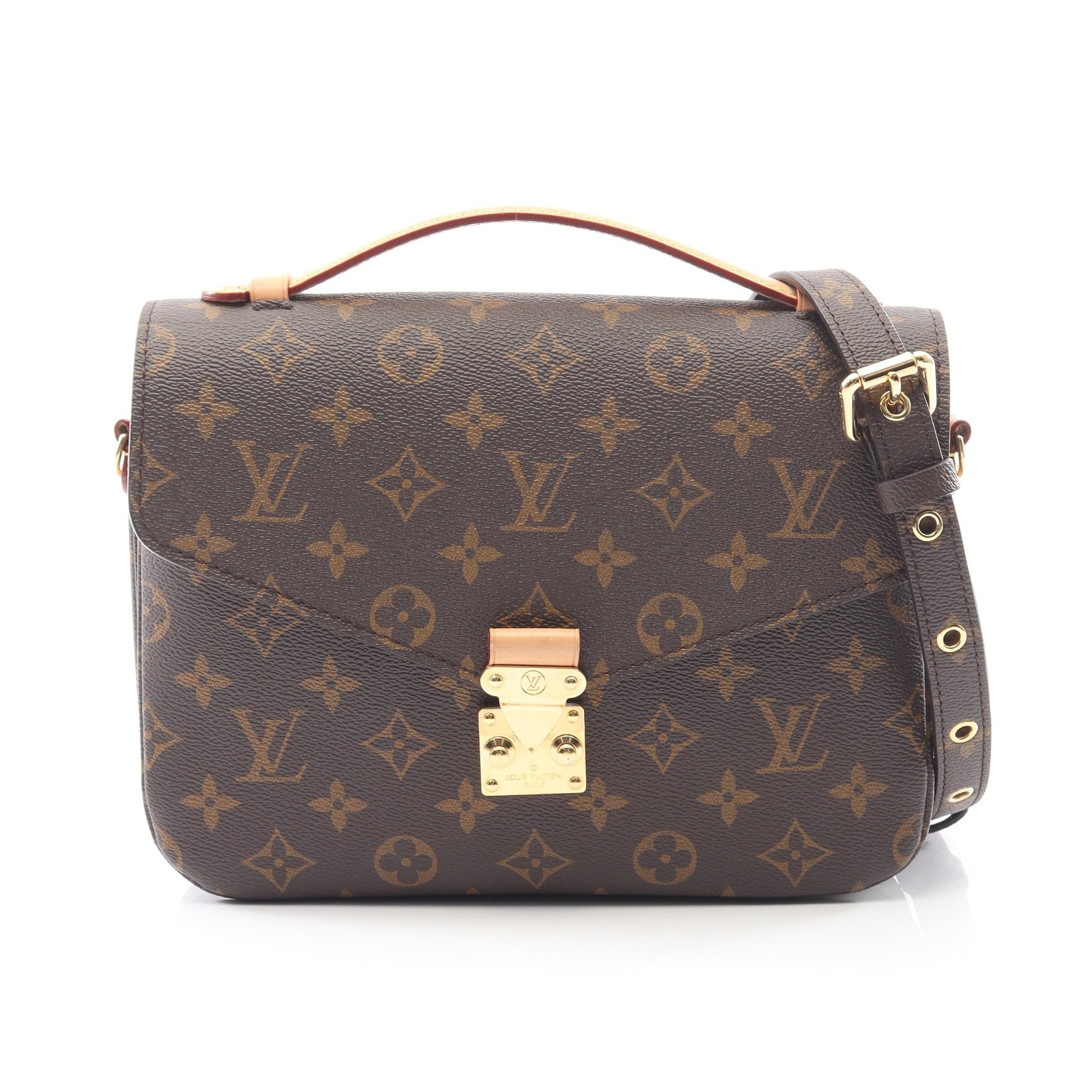 ルイ・ヴィトン LOUIS VUITTON ポシェット メティス MM モノグラム ハンドバッグ バッグ PVCコーティングキャンバス レザー レディース ブラウン系 M44875 【中古】 ポシェット メティス MM モノグラム ハンドバッグ PVC レザー ブラウン