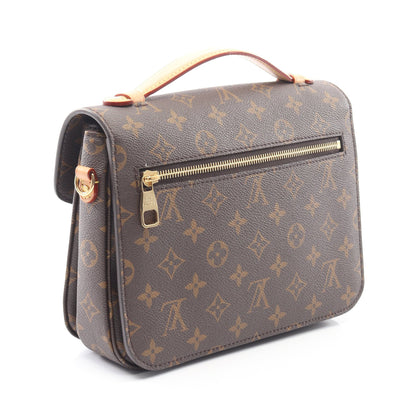 ポシェット メティス MM モノグラム ハンドバッグ PVC レザー ブラウン 2WAY ルイヴィトン バッグ LOUIS VUITTON