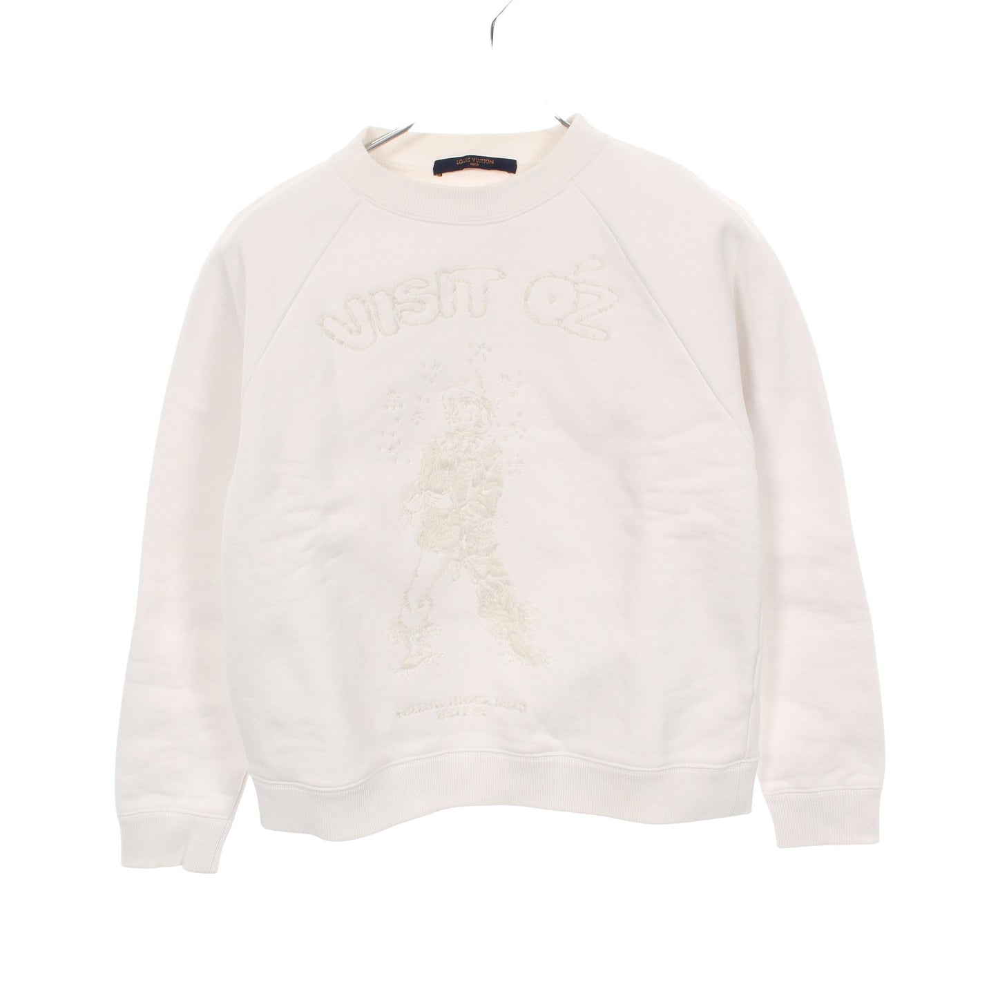 Scarcrow Embroidered Sweatshirt スウェットシャツ コットン ホワイト ルイヴィトン トップス LOUIS VUITTON
