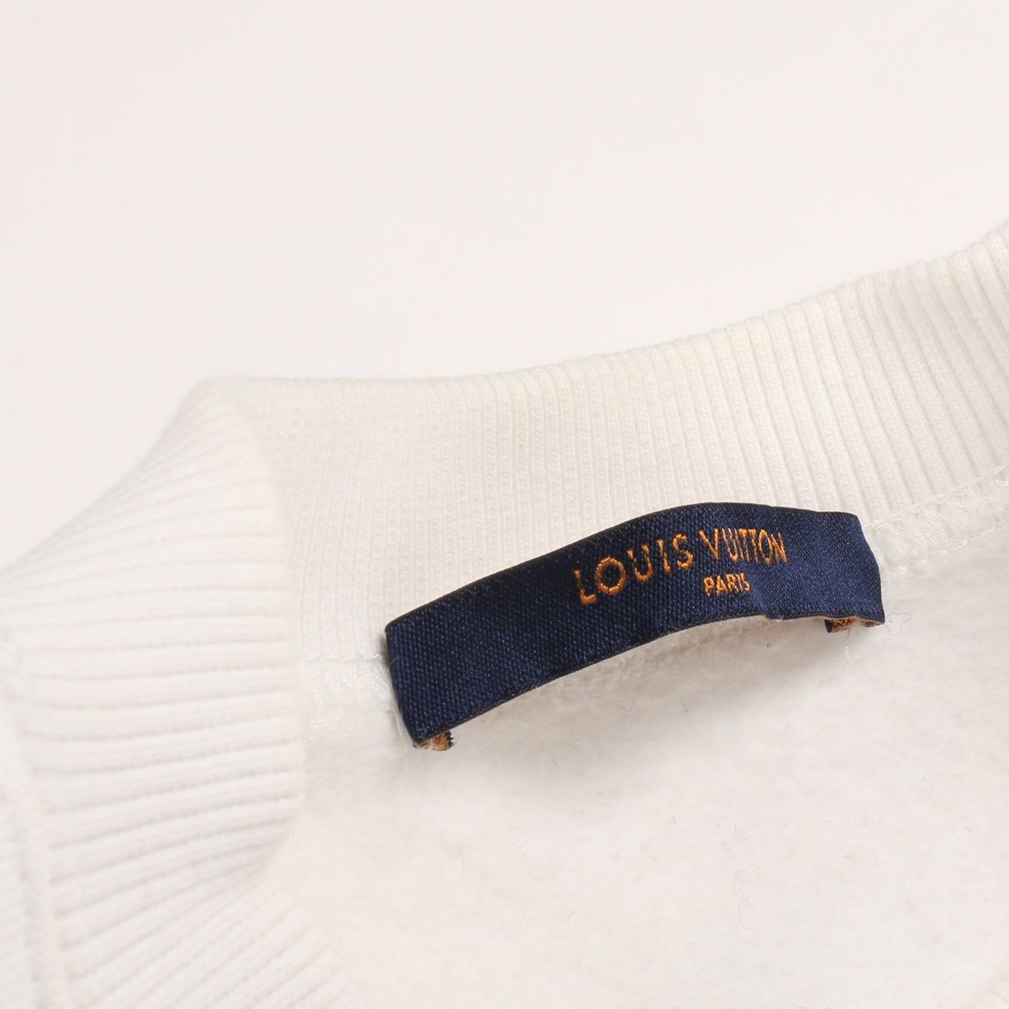 Scarcrow Embroidered Sweatshirt スウェットシャツ コットン ホワイト ルイヴィトン トップス LOUIS VUITTON